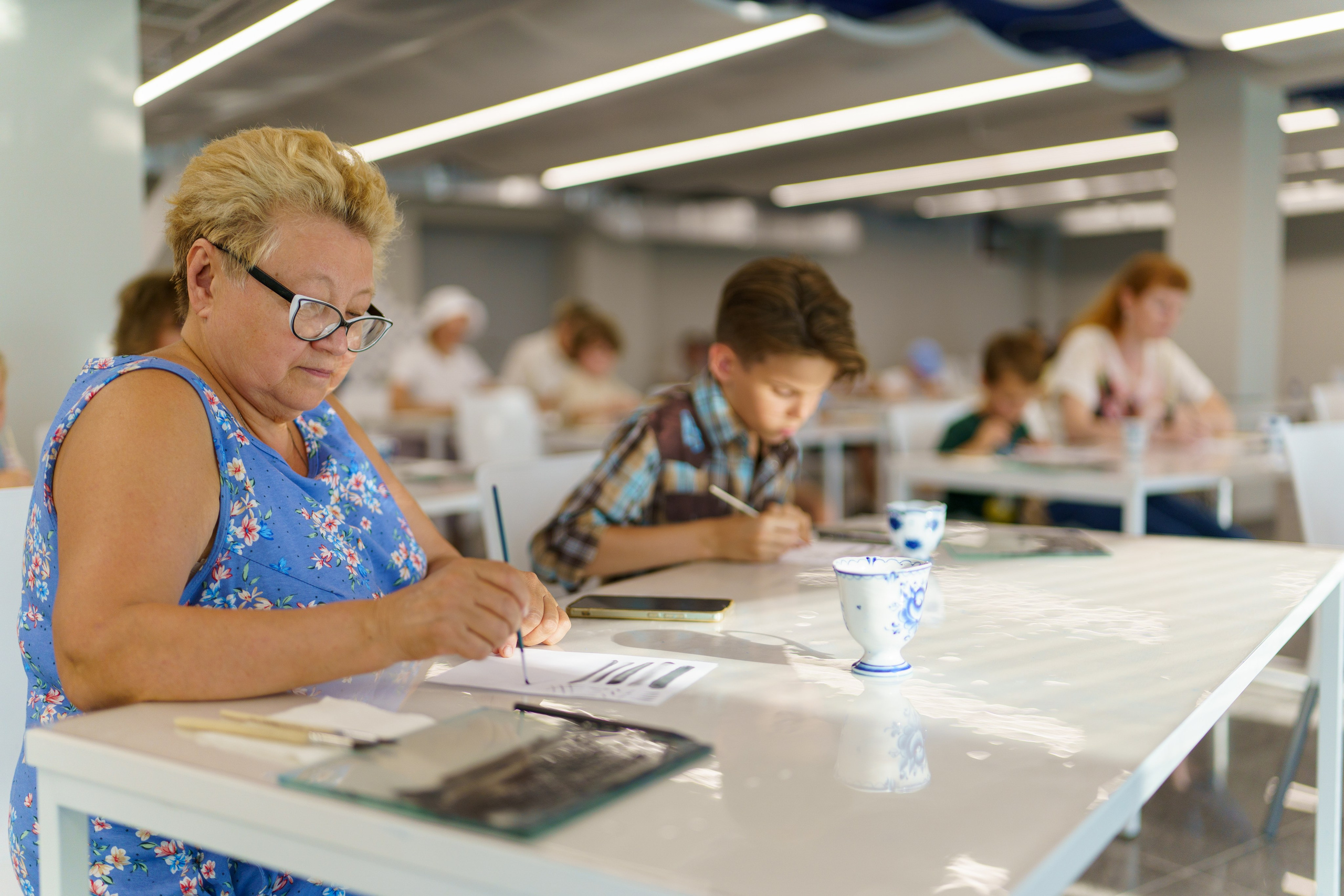 Gzhel fairy tale — Гжельская сказка