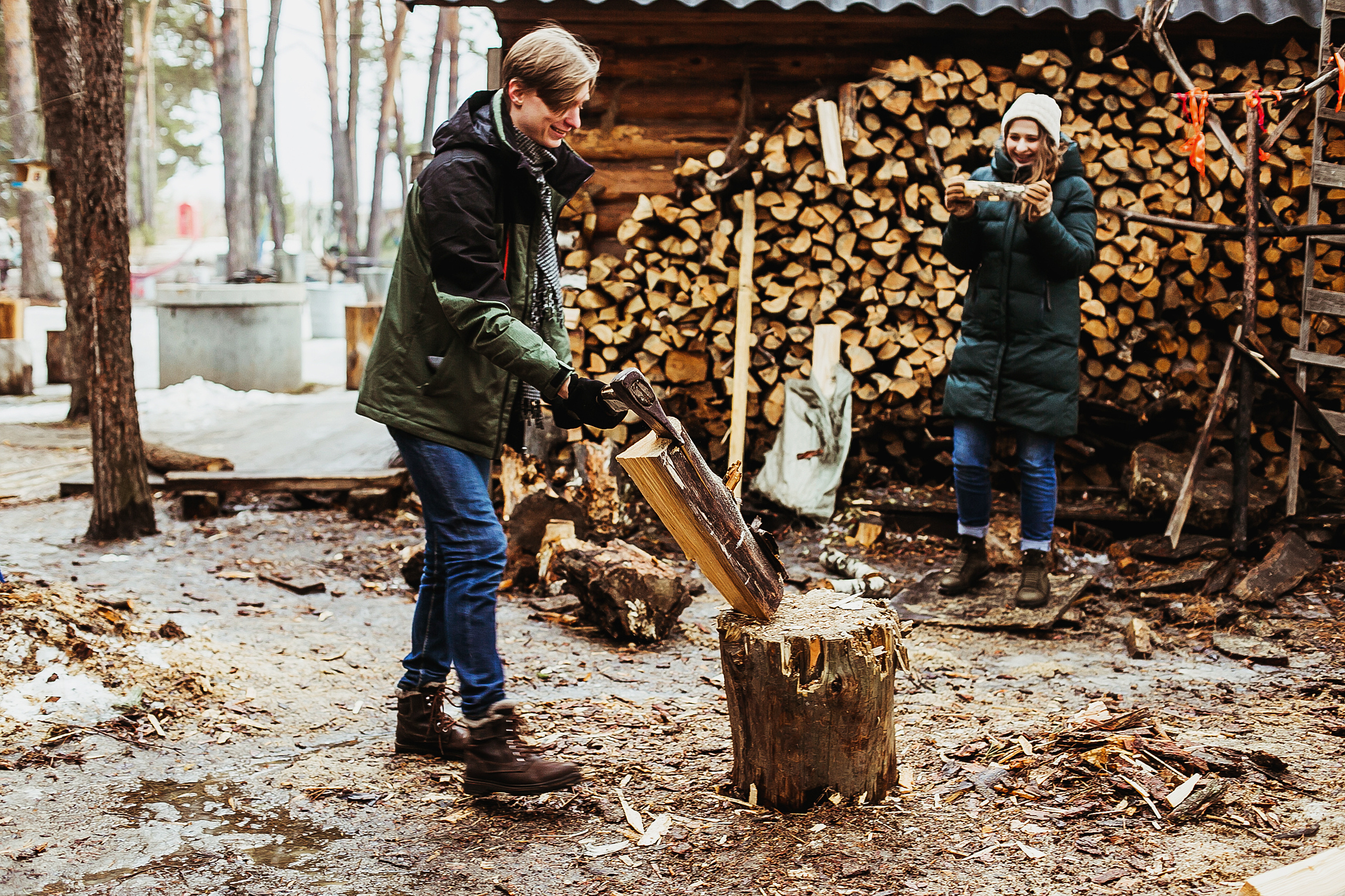 Никита и Лена. В гнезде. Фотограф Полина Егорова город Тюмень