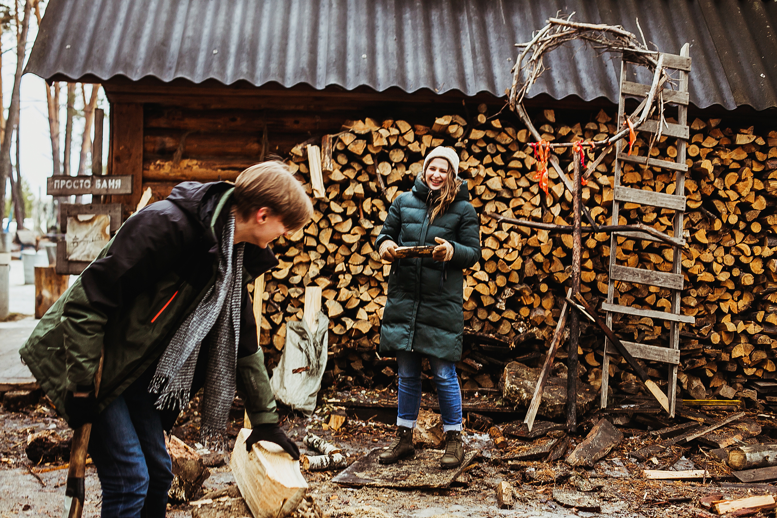 Никита и Лена. В гнезде. Фотограф Полина Егорова город Тюмень