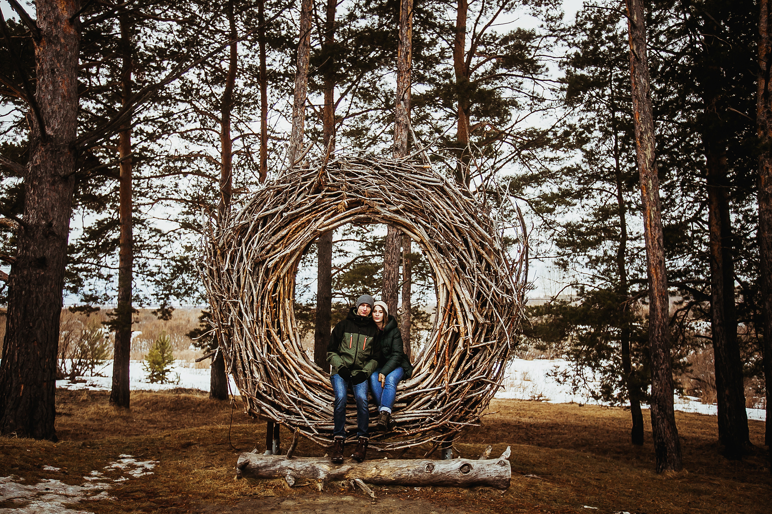 Никита и Лена. В гнезде. Фотограф Полина Егорова город Тюмень