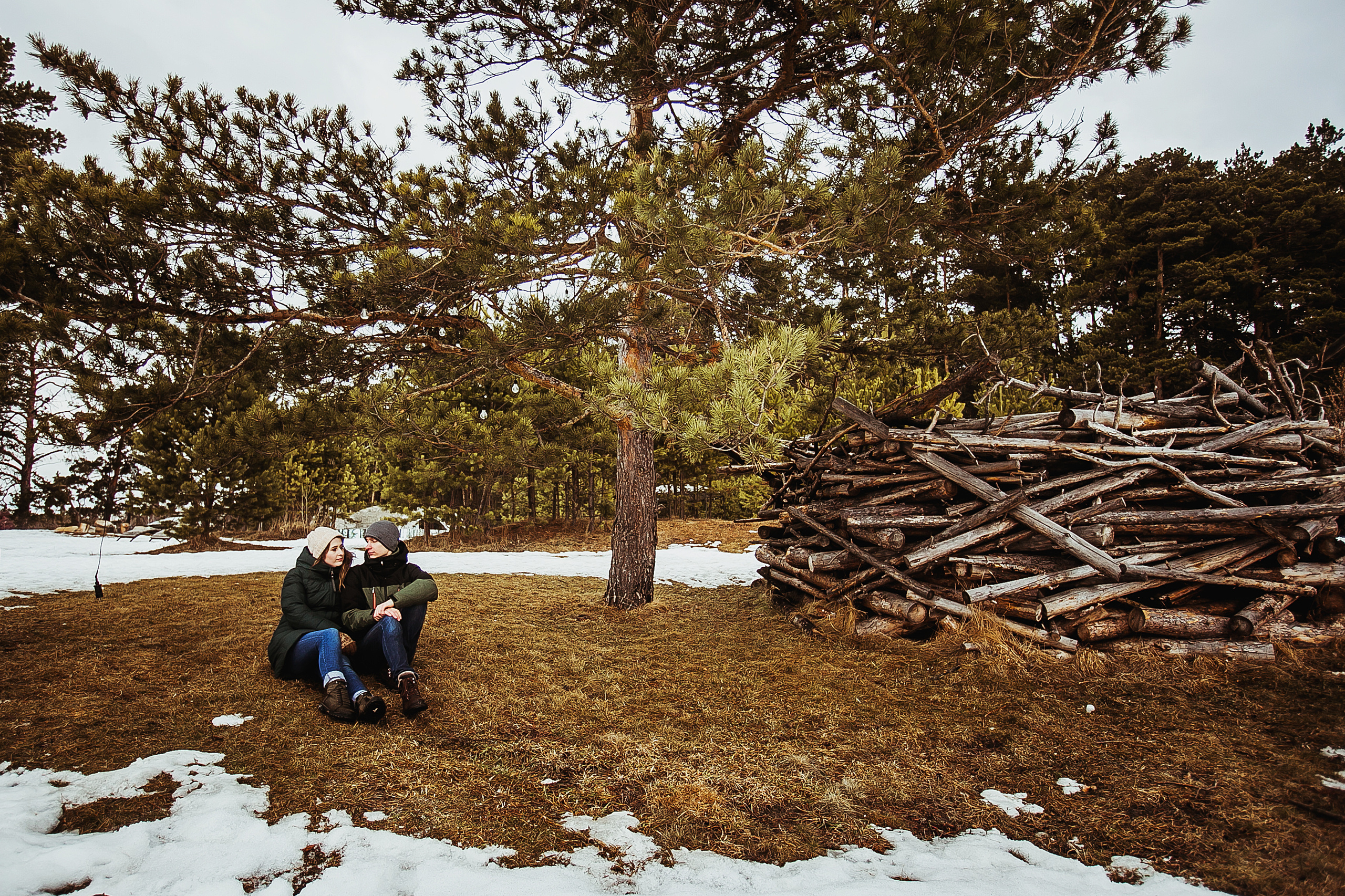 Никита и Лена. В гнезде. Фотограф Полина Егорова город Тюмень