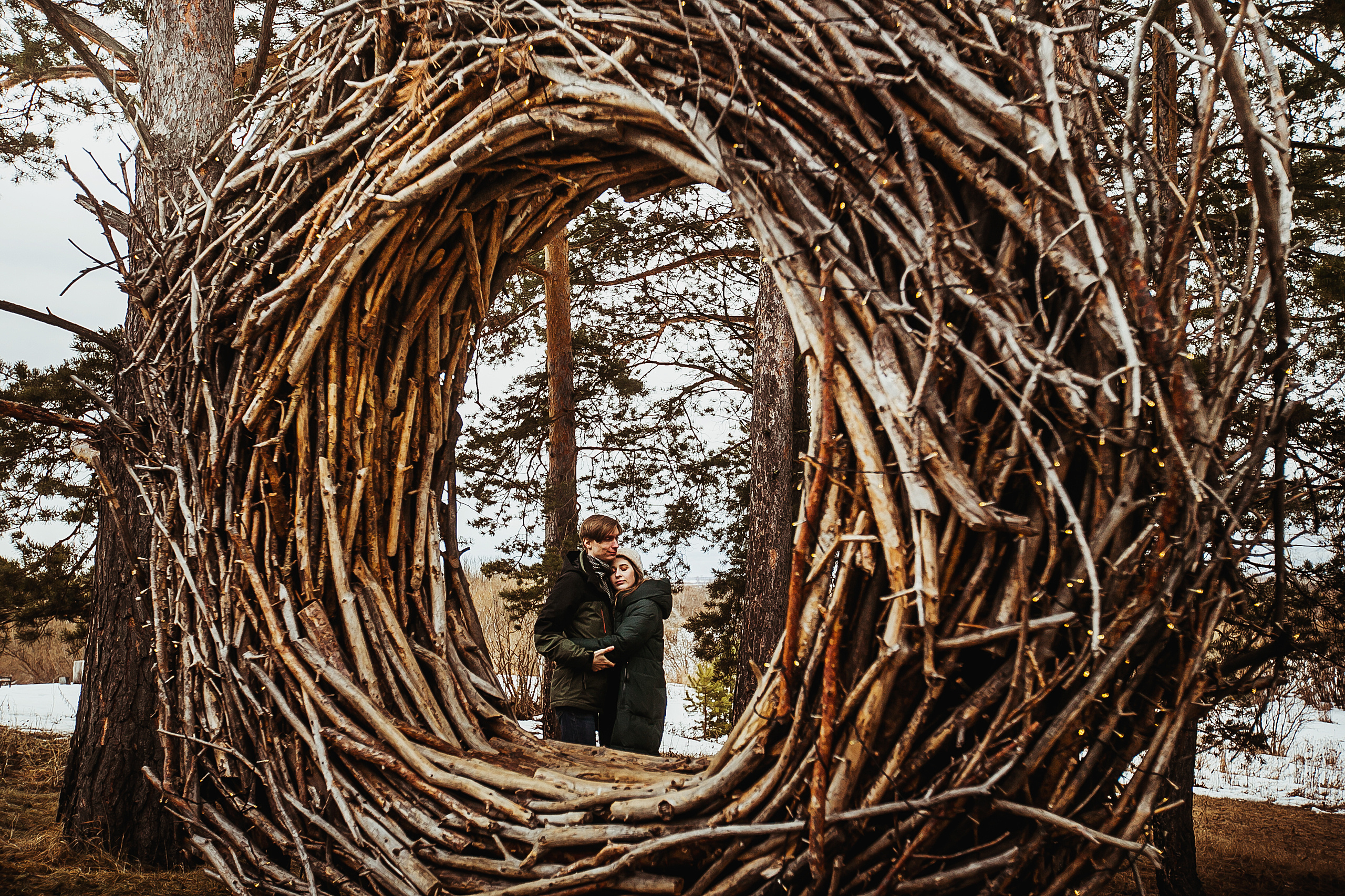 Никита и Лена. В гнезде. Фотограф Полина Егорова город Тюмень