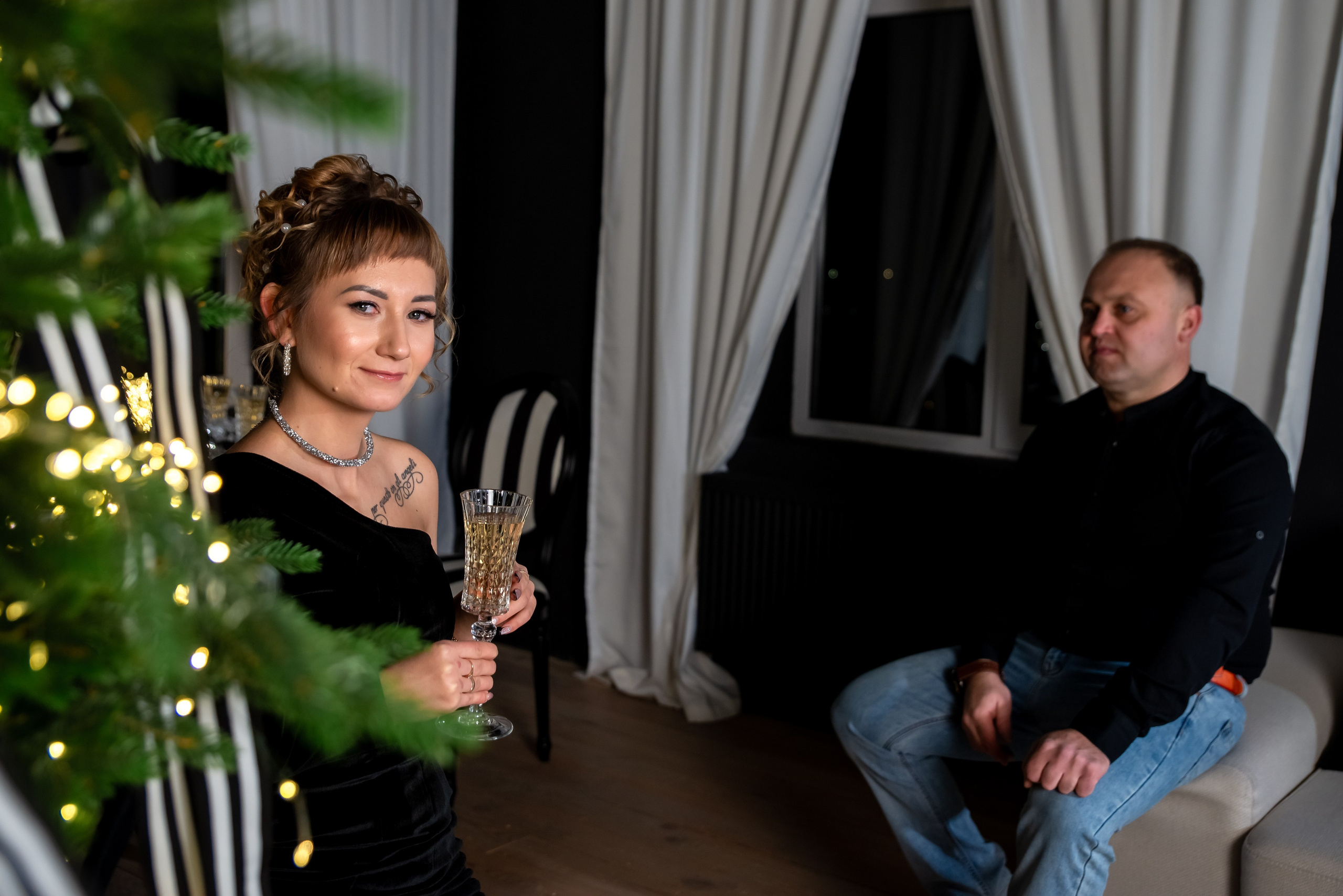 Новогодняя студийная. Фотограф Крещение Венчание Москва