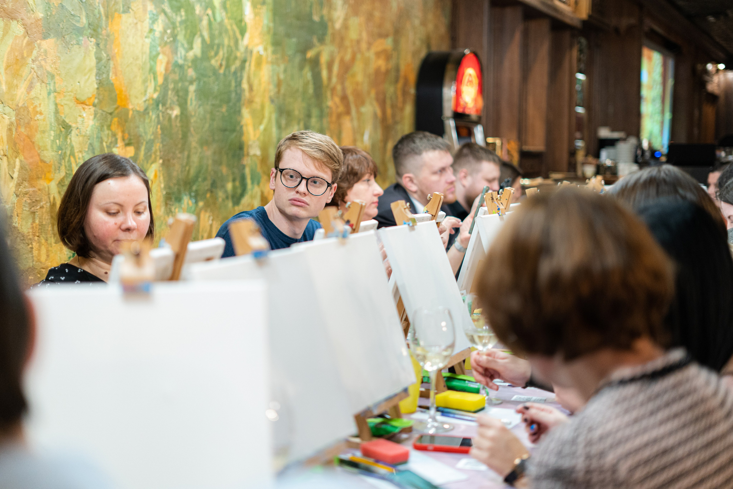 Корпоратив Teach Me Art 2. Портретный фотограф в Москве и Санкт-Петербурге Арина Чех