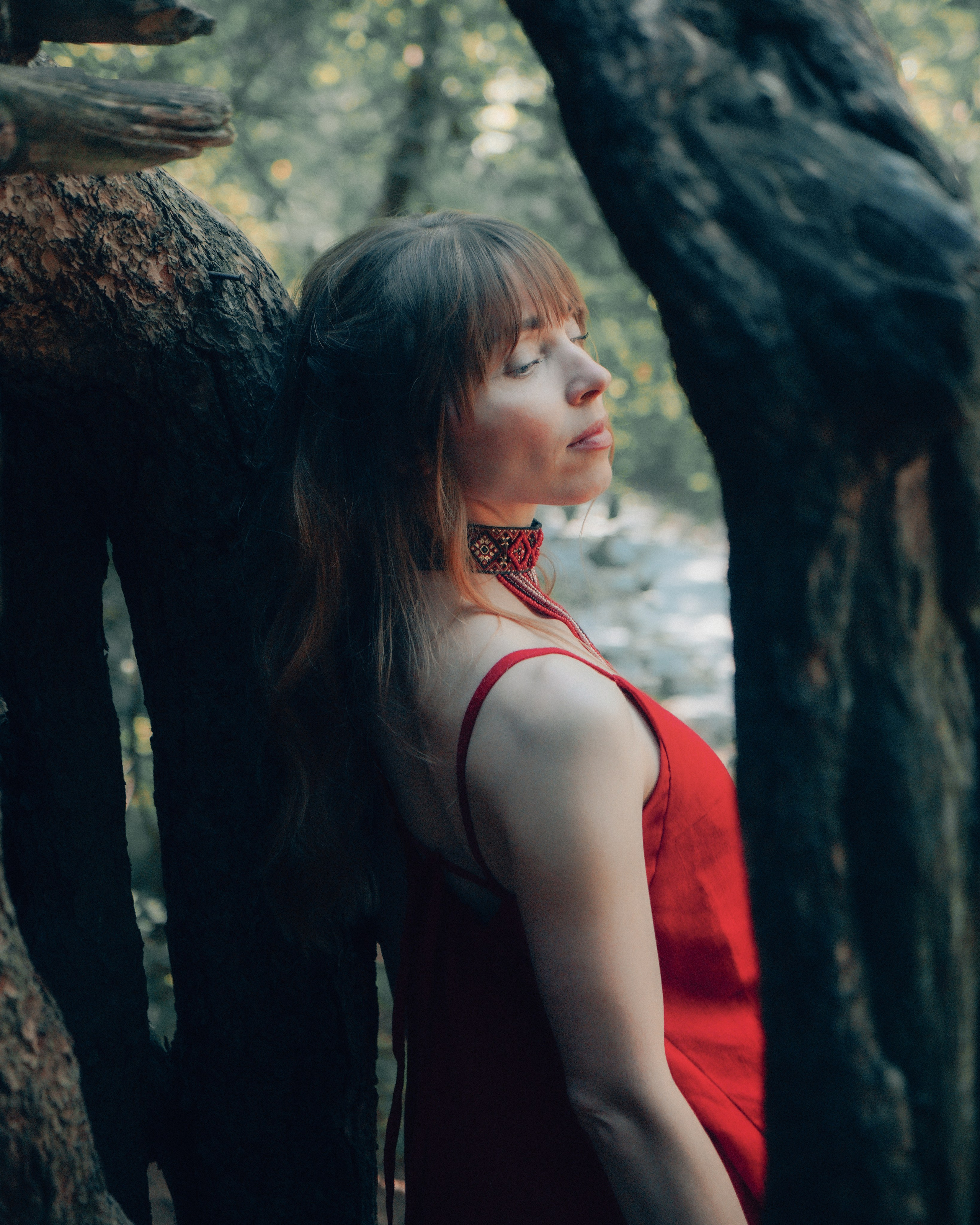 Фотосессия для Ольги и её новой коллекции платьев в Комарово. Светлана Гопанюк. Портретный фотограф. Санкт-Петербург. СПб