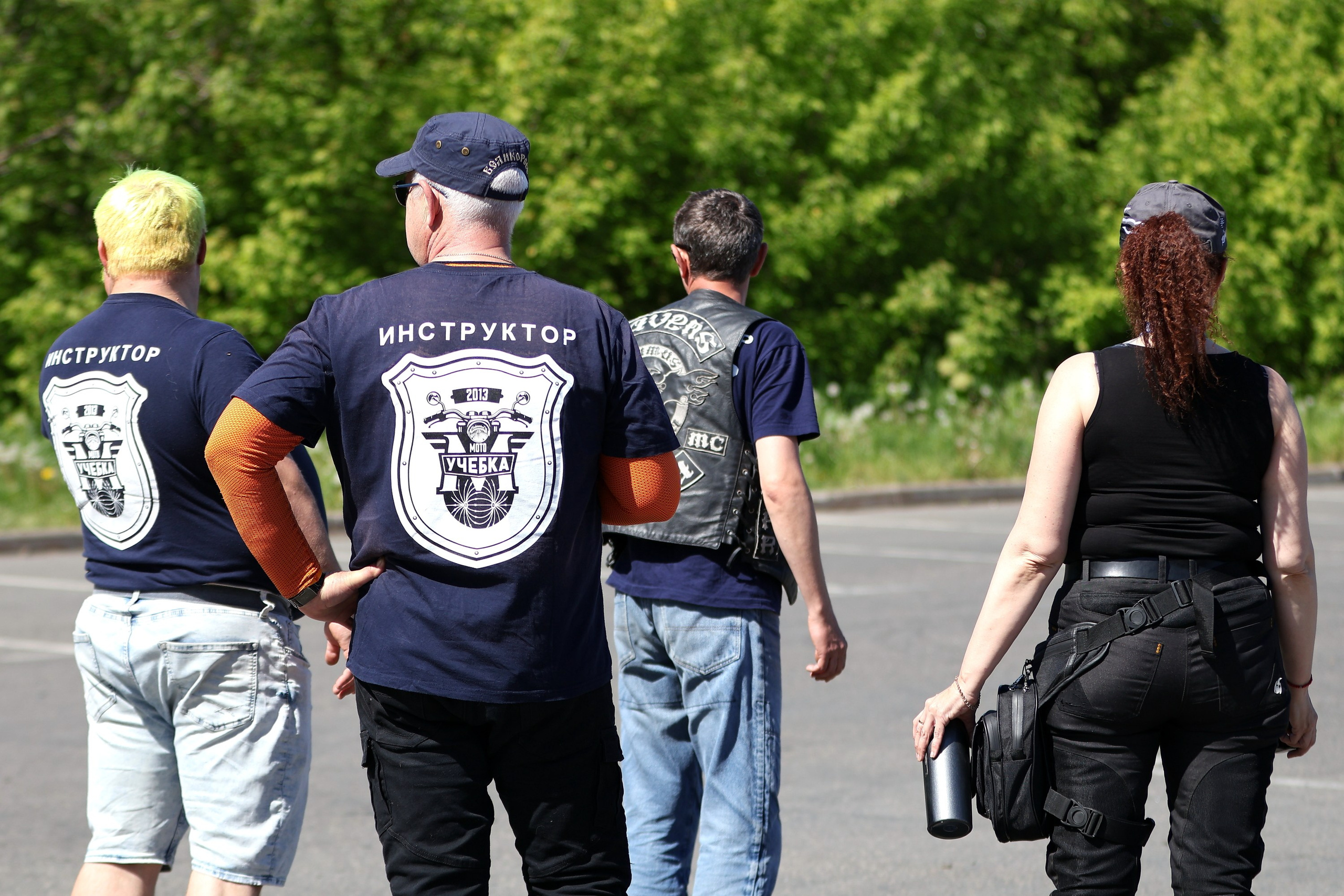 Мотоучебка. Занятия на площадке. Спортивный и репортажный фотограф Ермакова Светлана
