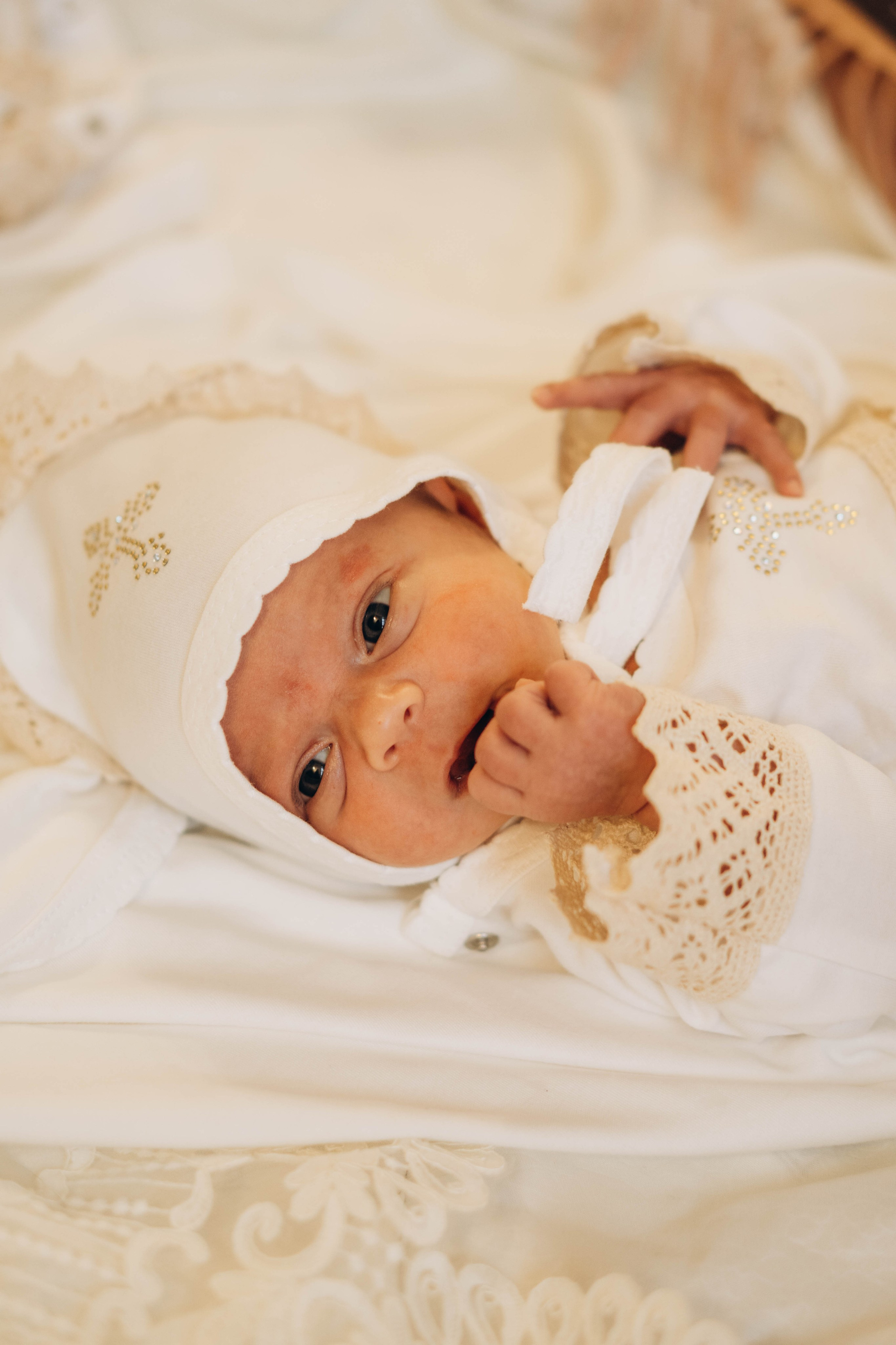 Крещение Евы Храм Живоначальной Троицы в Борисово. Фотограф Москва Валерия Веденина