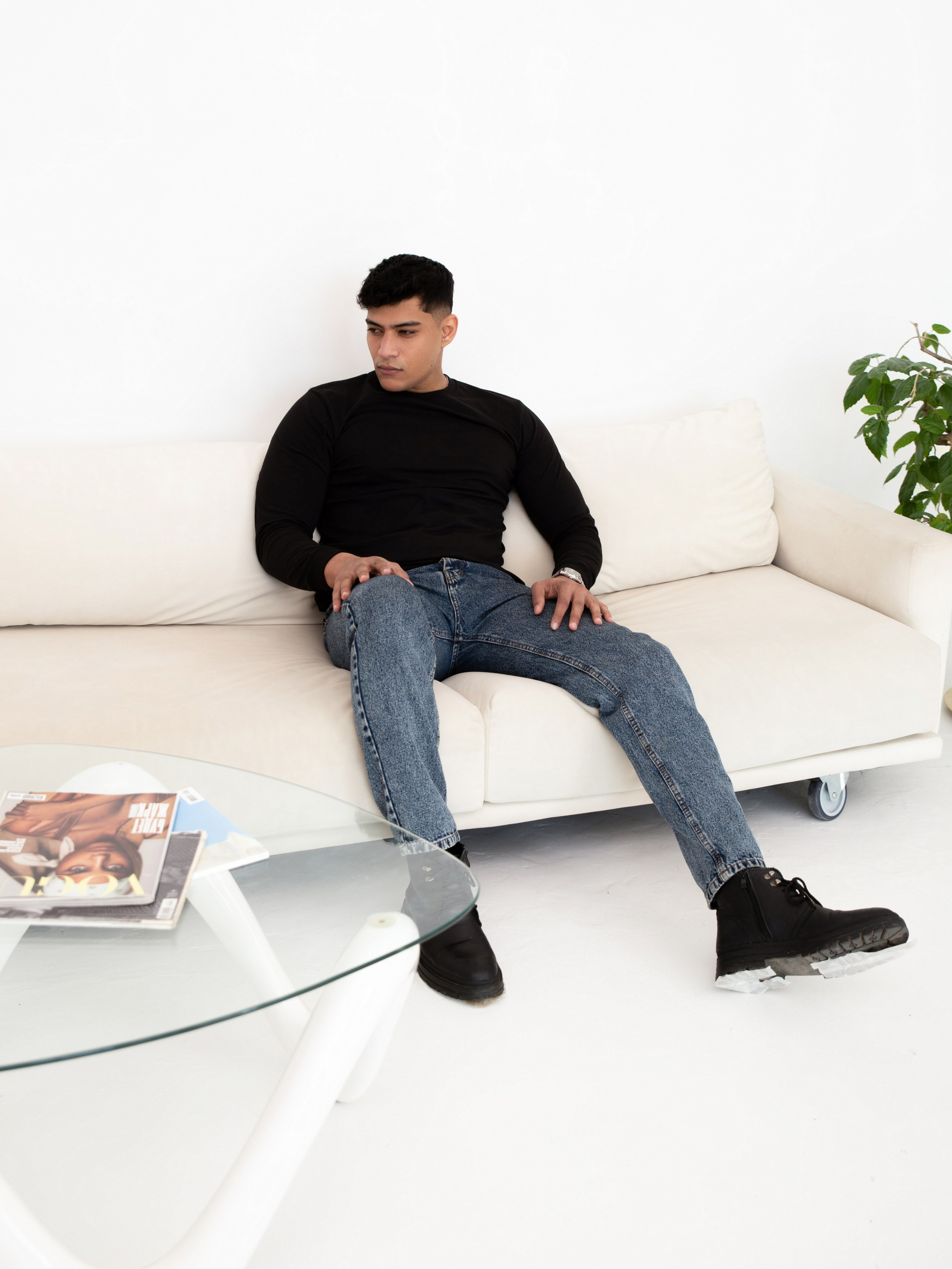 Модельная съемка на циклораме и в интерьере