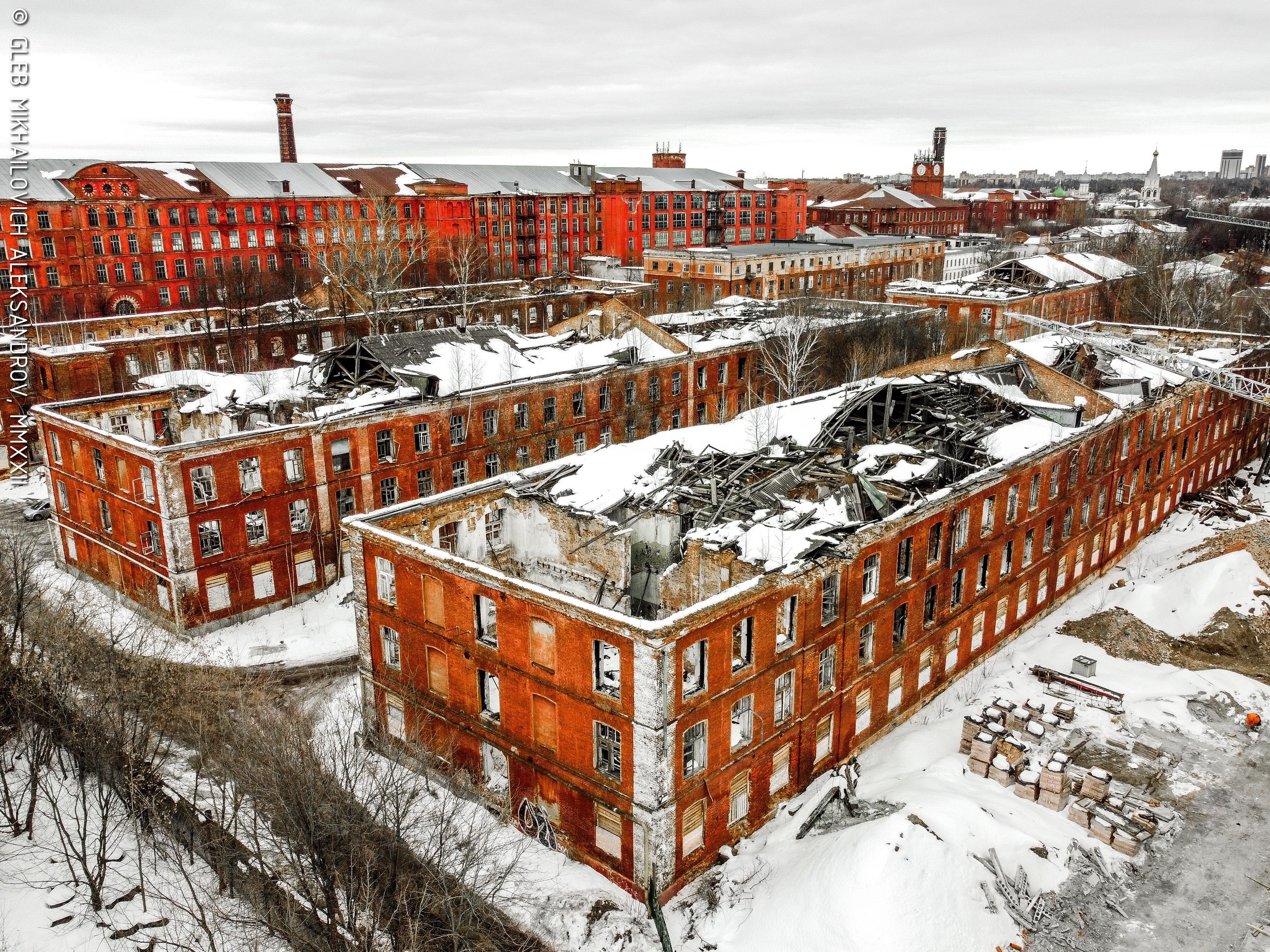 Ярославль. Ярославская Большая мануфактура (Красный Перекоп). Зодчество
