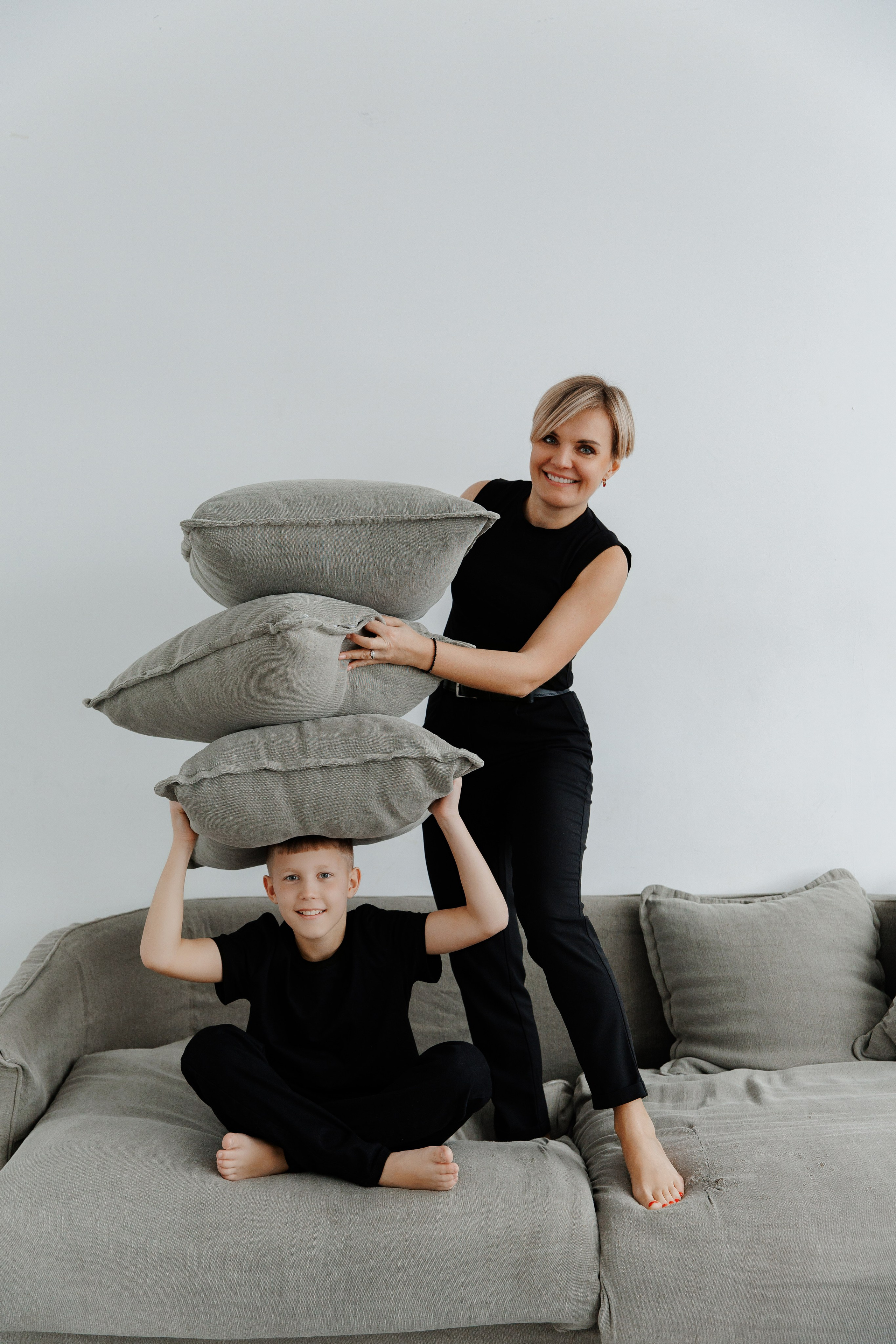 Семейная фотосессия Елена с сыновьями. Фотограф Александра Сыщенко