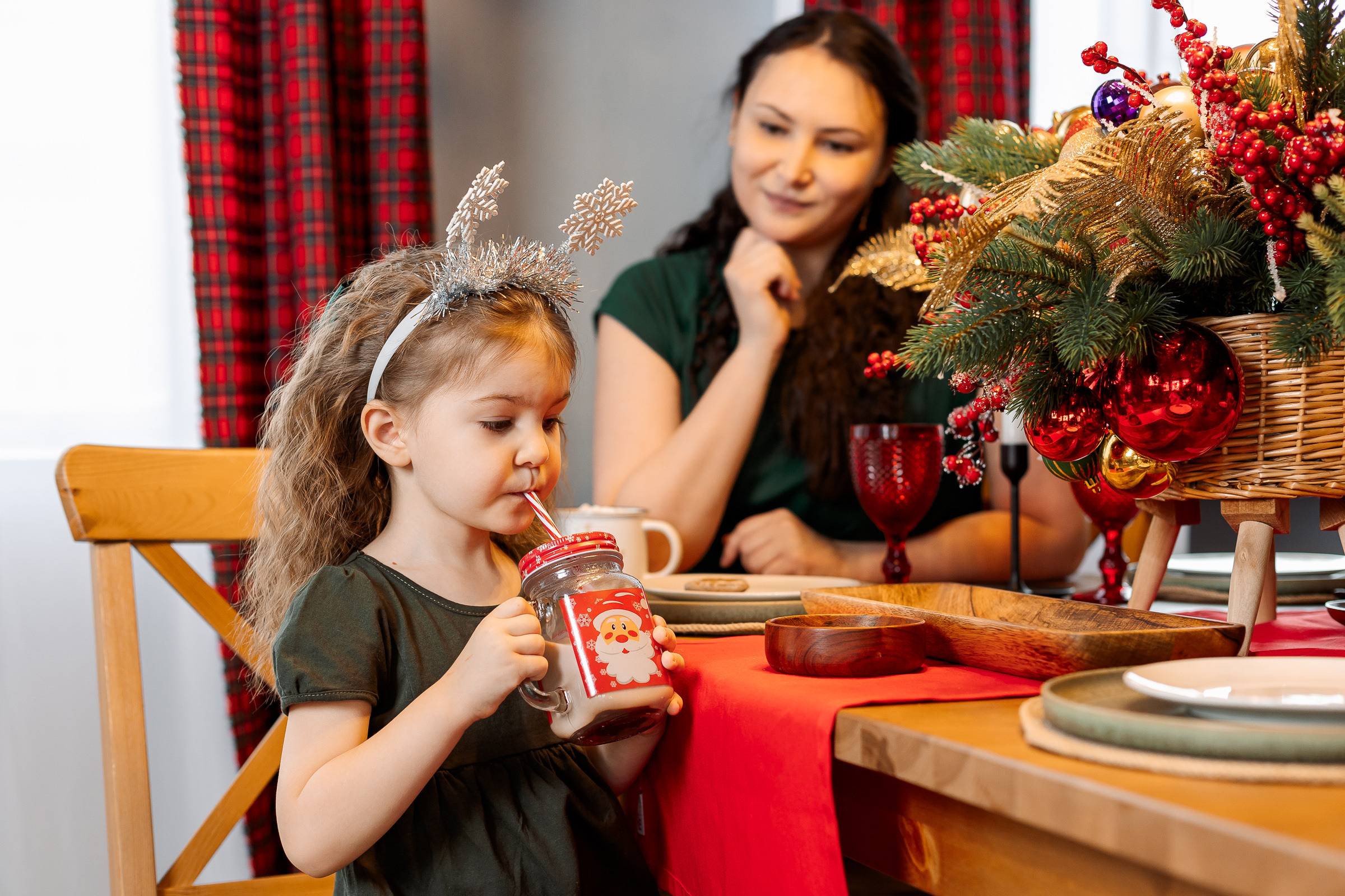 Настя и Алиса Новогоднее настроение. Семейный Фотограф в Москве Евгения Симоненко