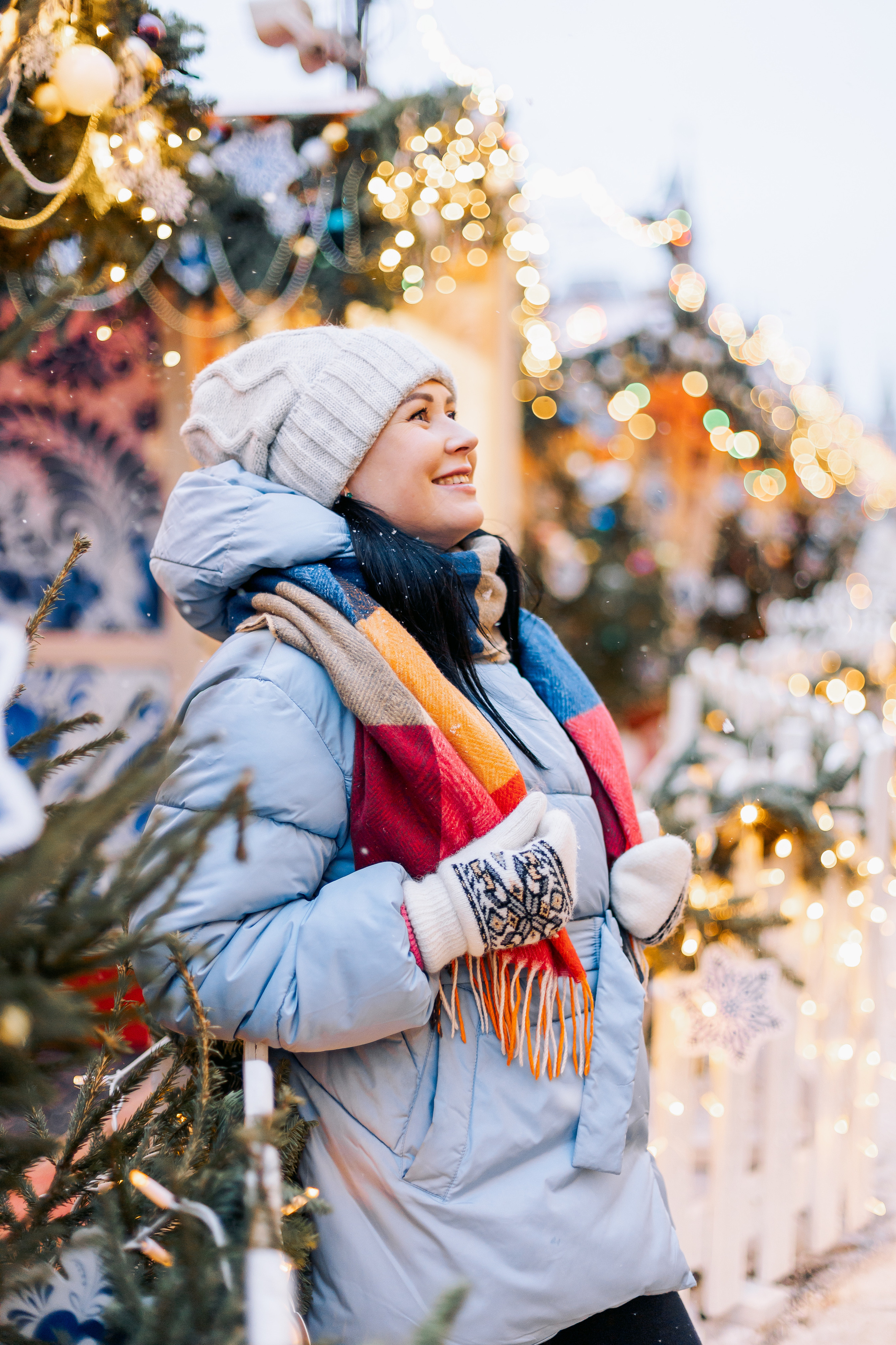 Прогулка по Новогодней ярмарке. Семейный Фотограф в Москве Евгения Симоненко