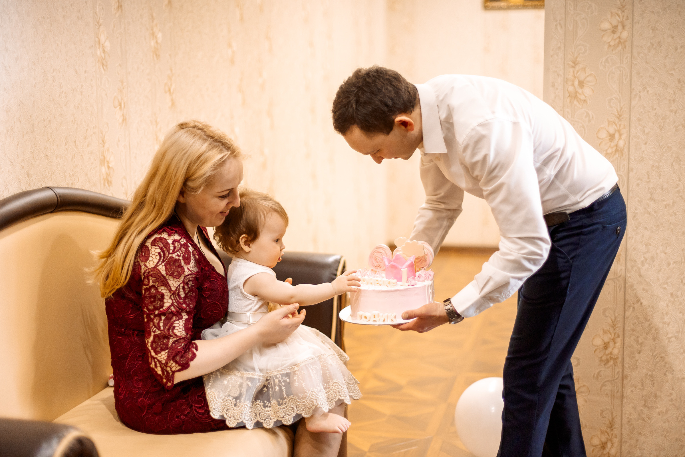 Домашний день рождения малышки. Семейный Фотограф в Москве Евгения Симоненко