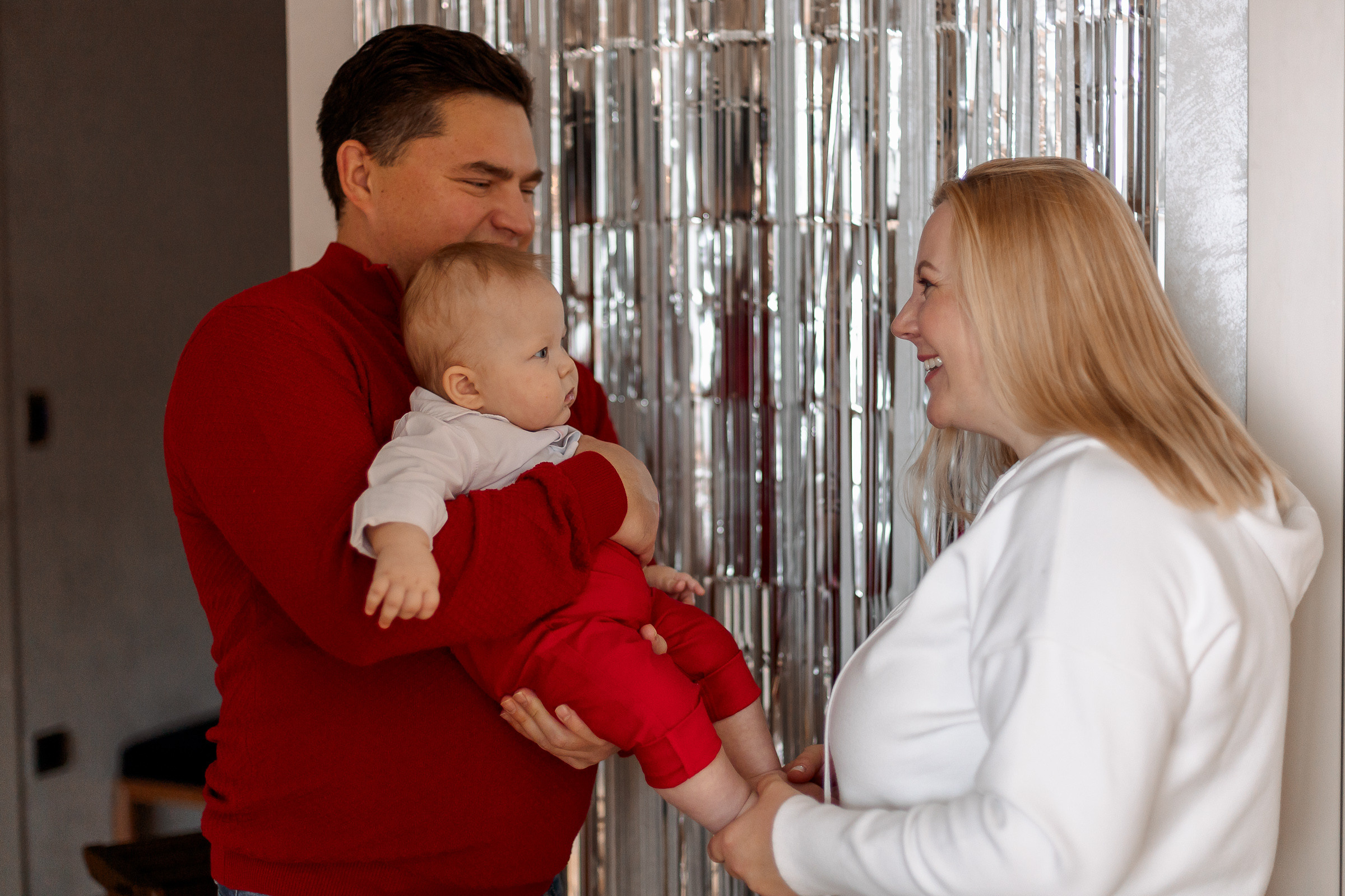 Домашняя новогодняя съемка. Семейный Фотограф в Москве Евгения Симоненко