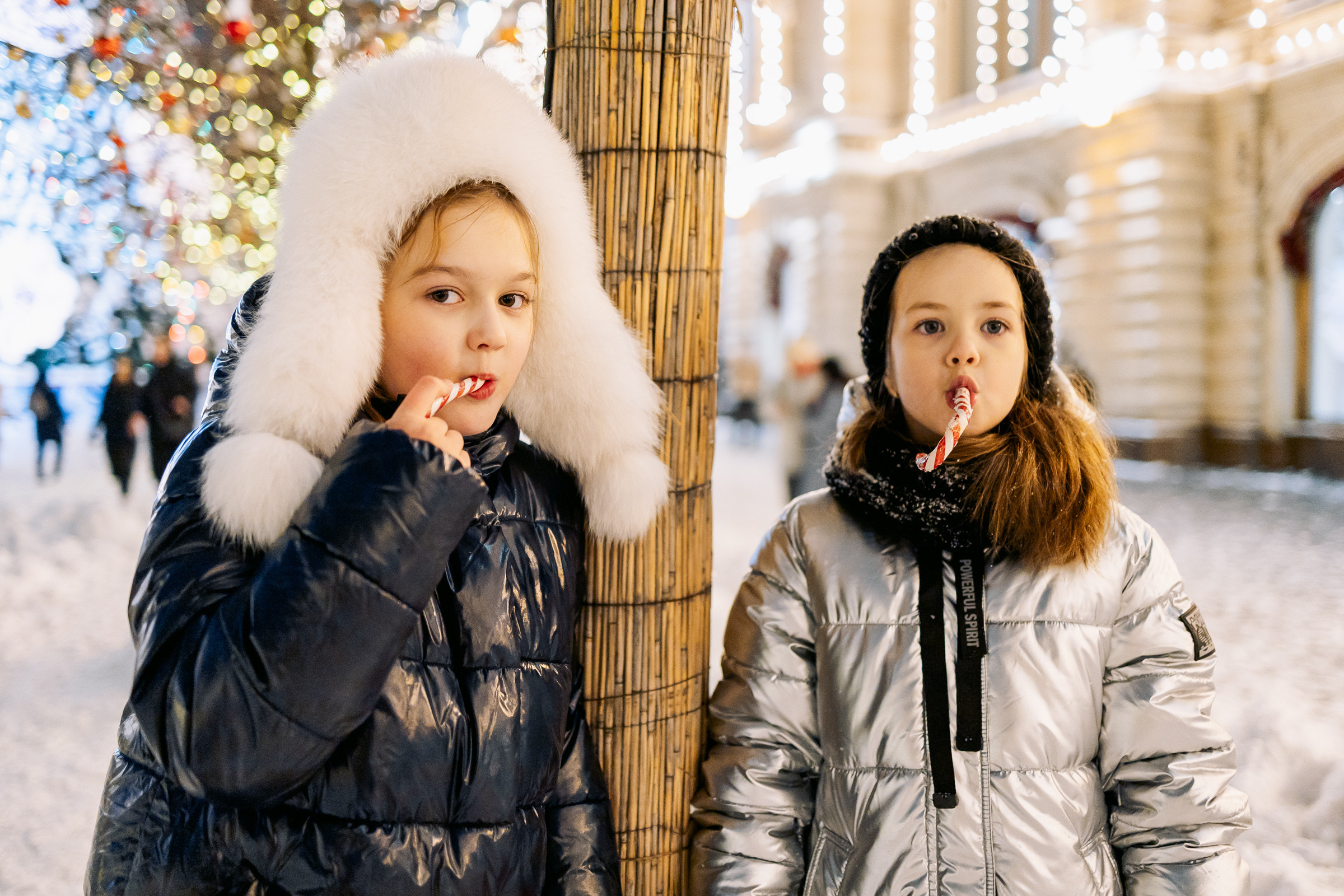 Семейная прогулка на Новогодней Ярмарке. Семейный Фотограф в Москве Евгения Симоненко