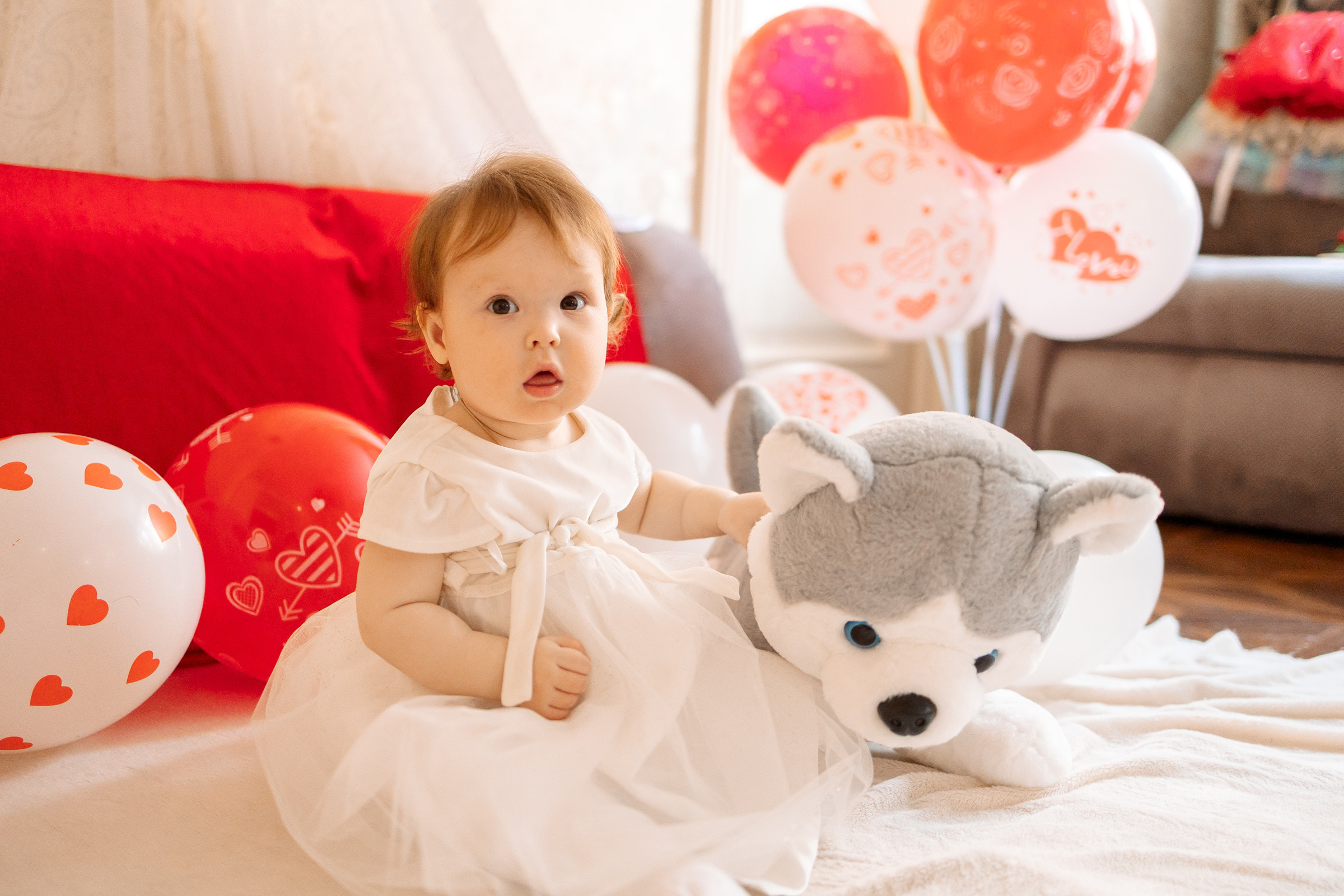 Домашний день рождения малышки. Семейный Фотограф в Москве Евгения Симоненко