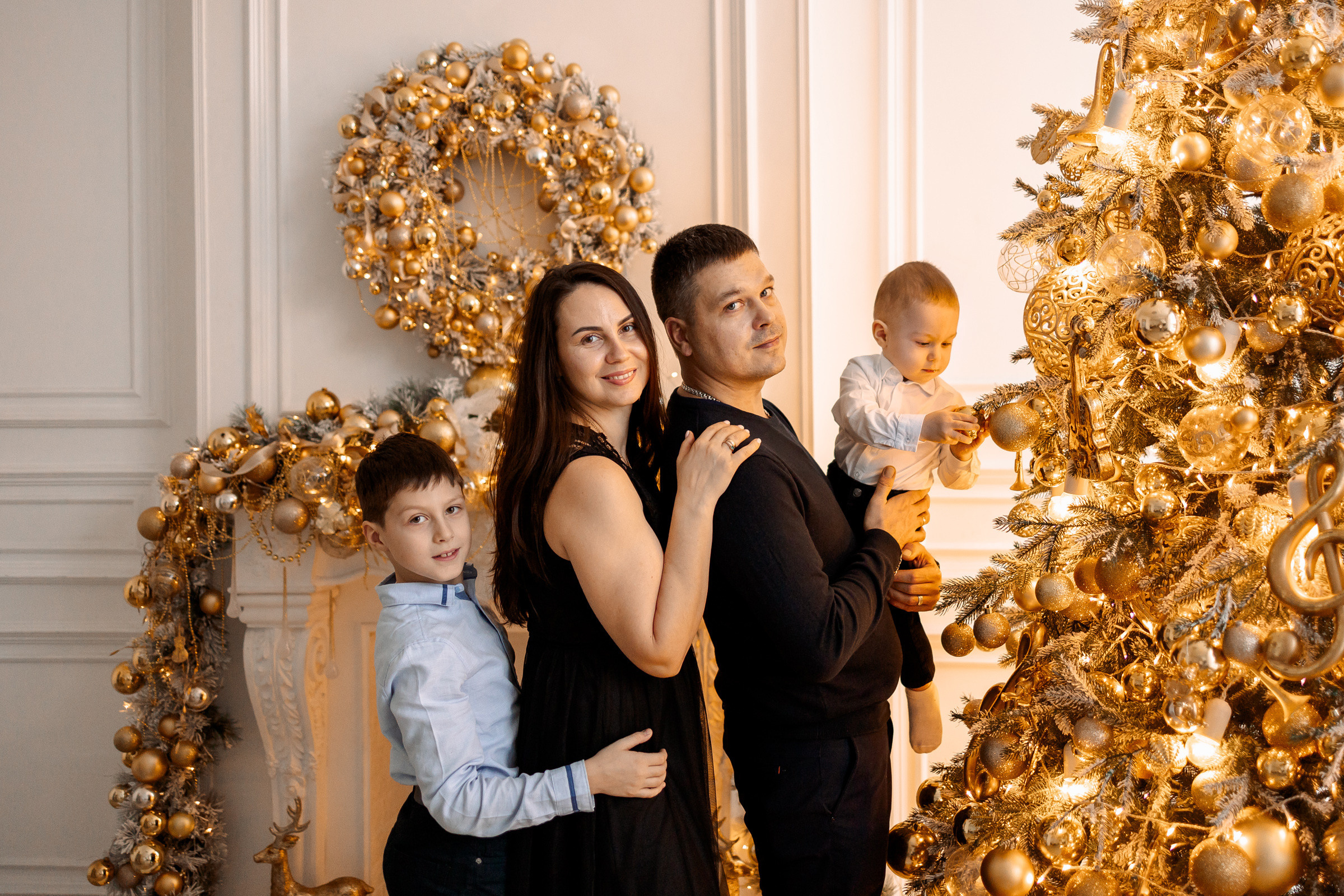 Семья Татьяна Новогодняя история. Семейный Фотограф в Москве Евгения Симоненко