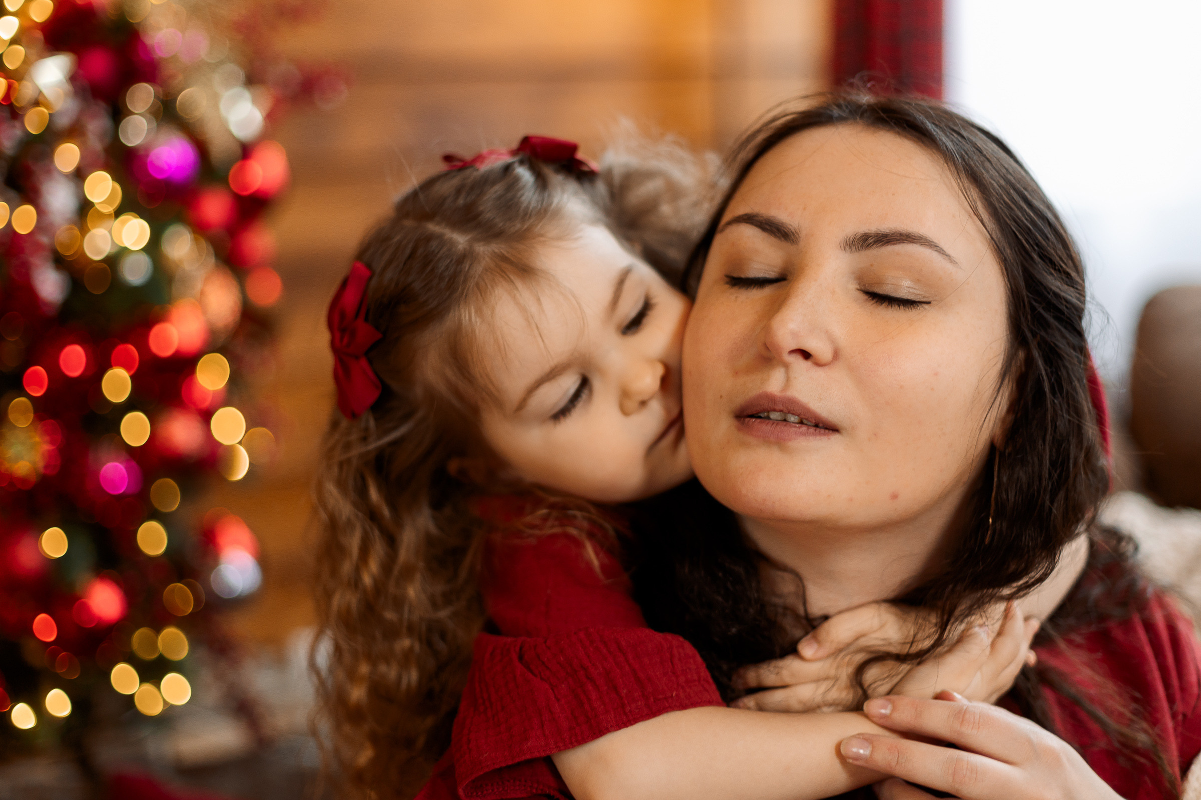 Настя и Алиса Новогоднее настроение. Семейный Фотограф в Москве Евгения Симоненко
