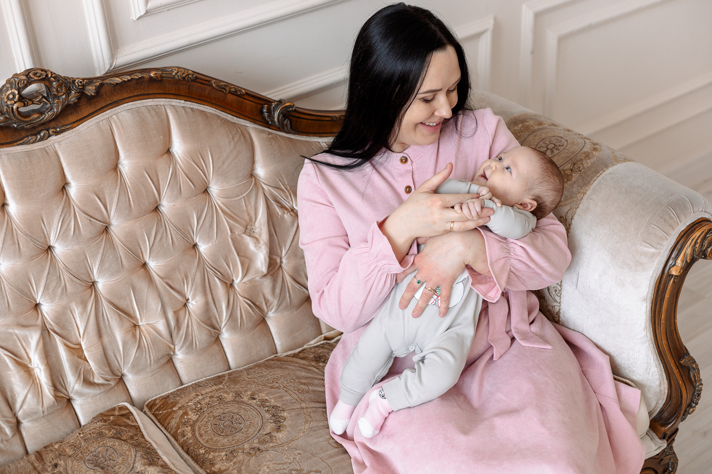 Фотосессия семьи в студии. Семейный Фотограф в Москве Евгения Симоненко