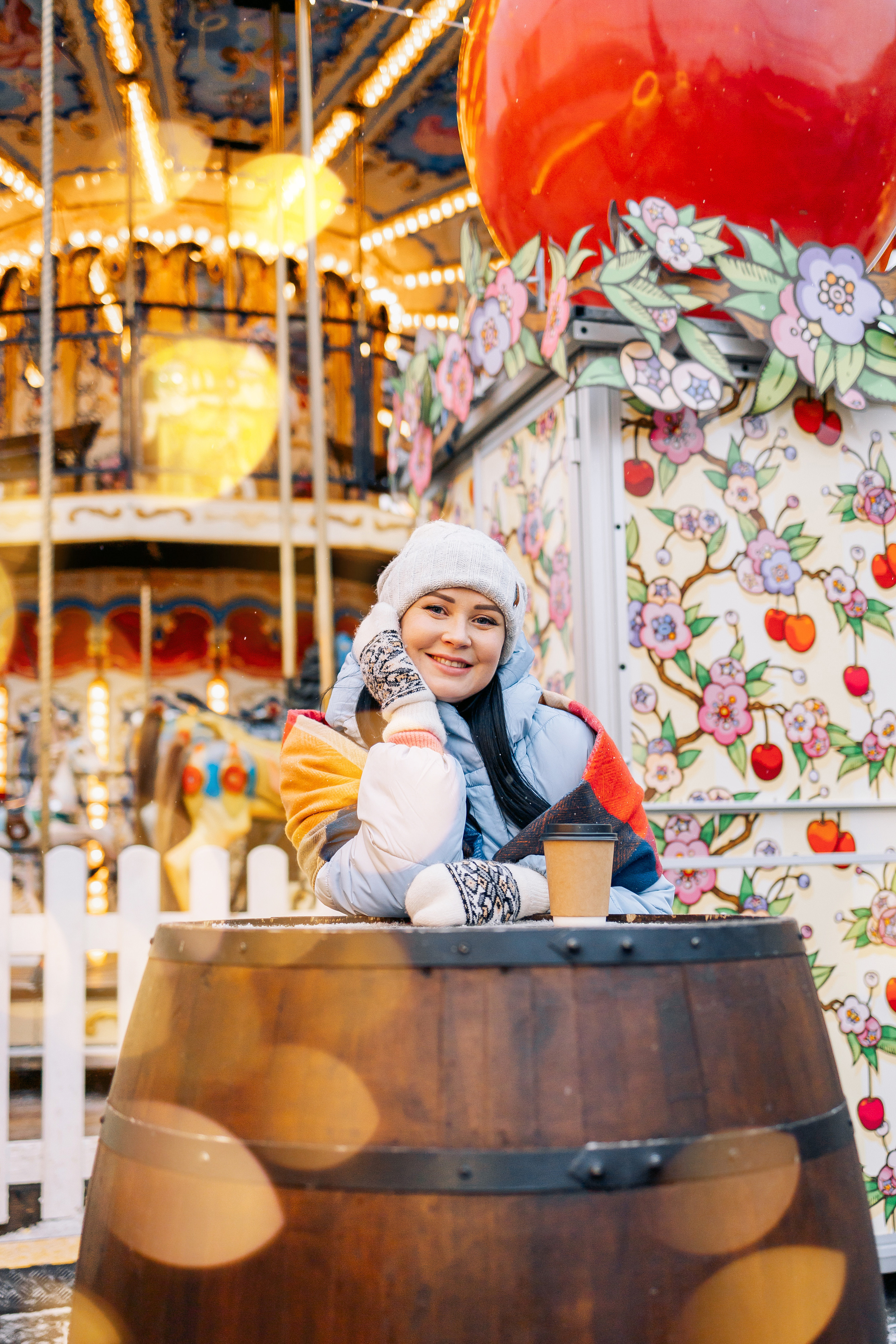 Прогулка по Новогодней ярмарке. Семейный Фотограф в Москве Евгения Симоненко
