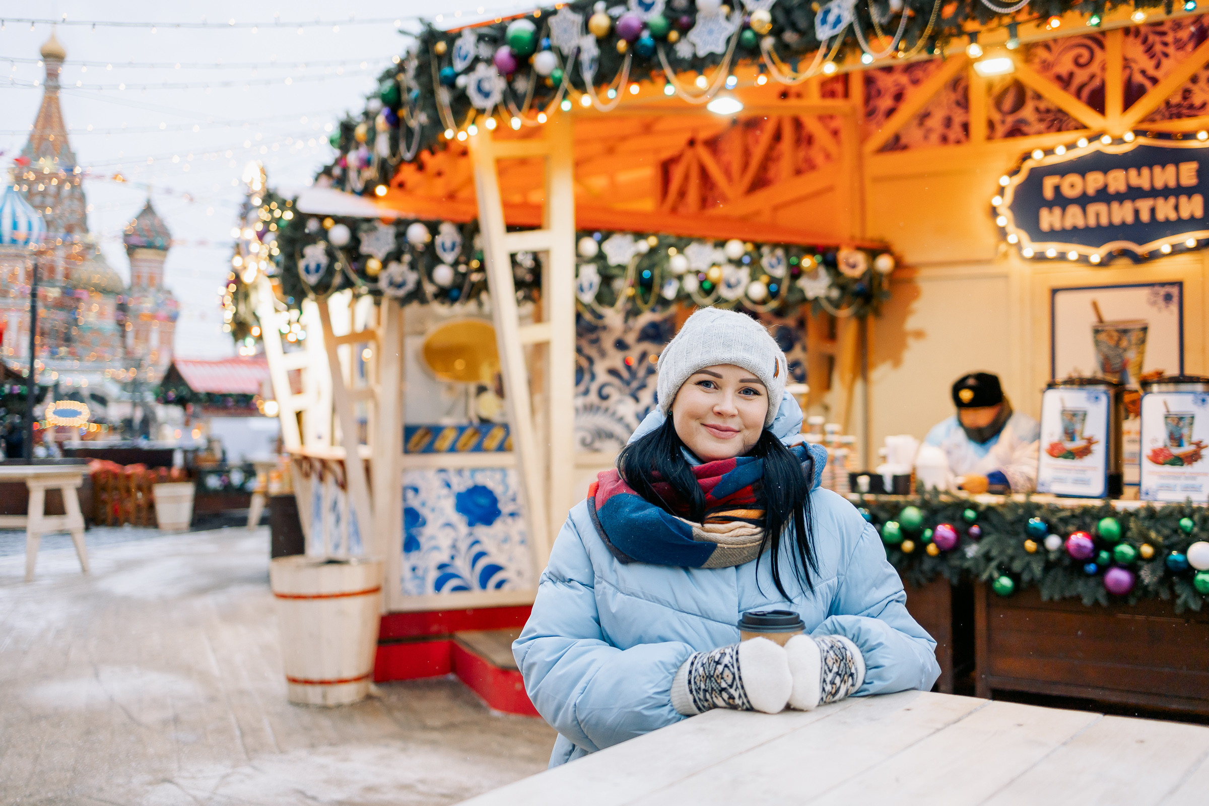Прогулка по Новогодней Москве. Семейный Фотограф в Москве Евгения Симоненко