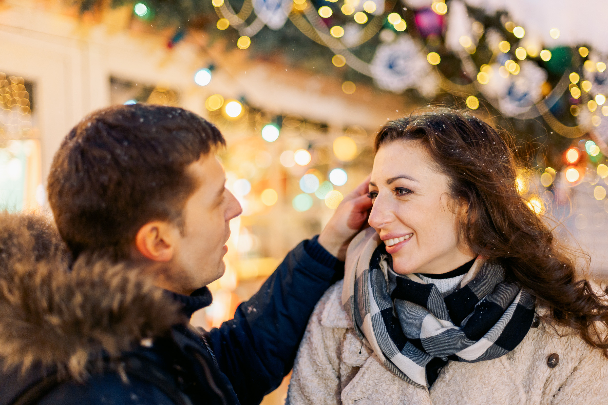 Зимняя фотосессия у Гума. Семейный Фотограф в Москве Евгения Симоненко