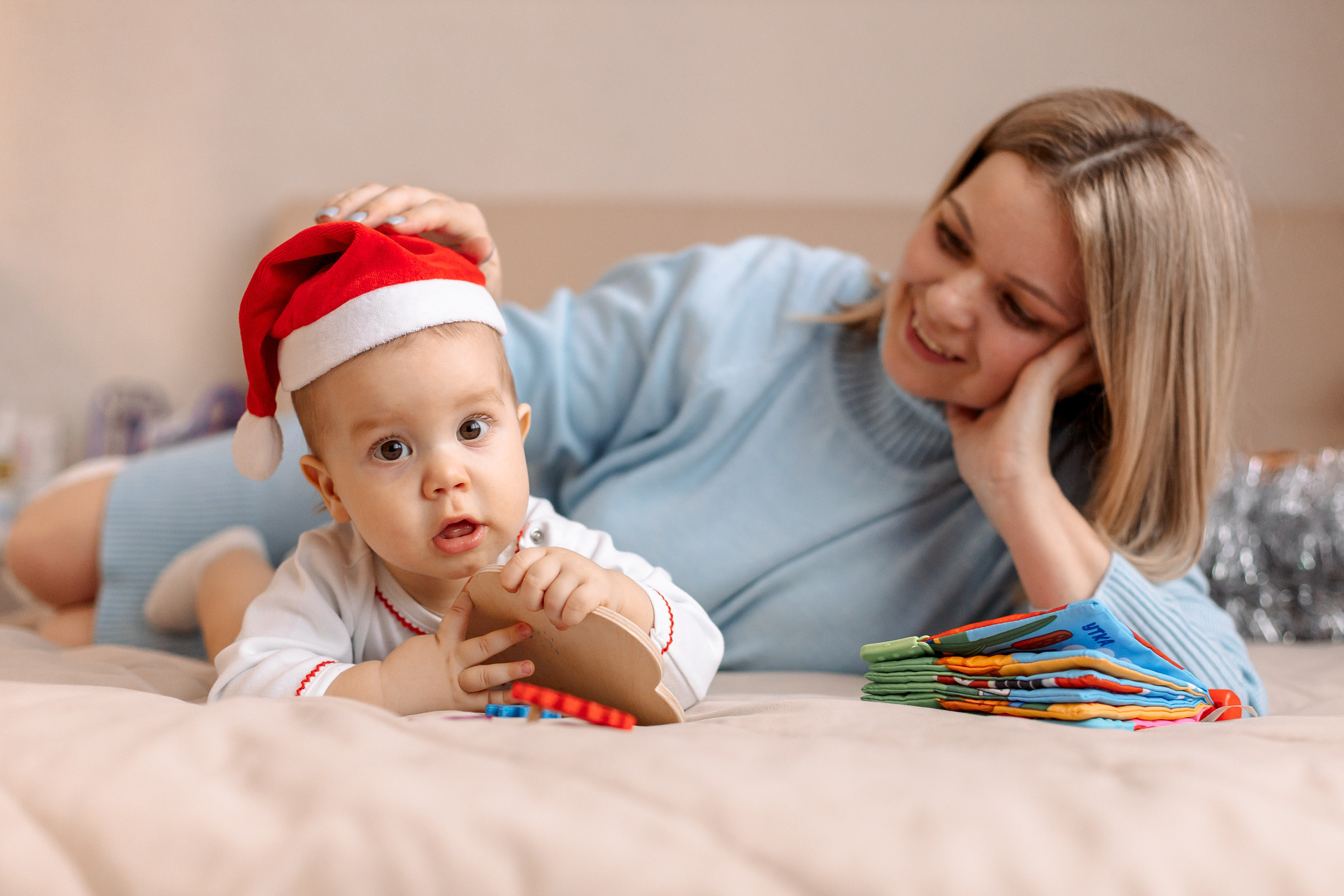 Елена с семьей Новогоднее настроение