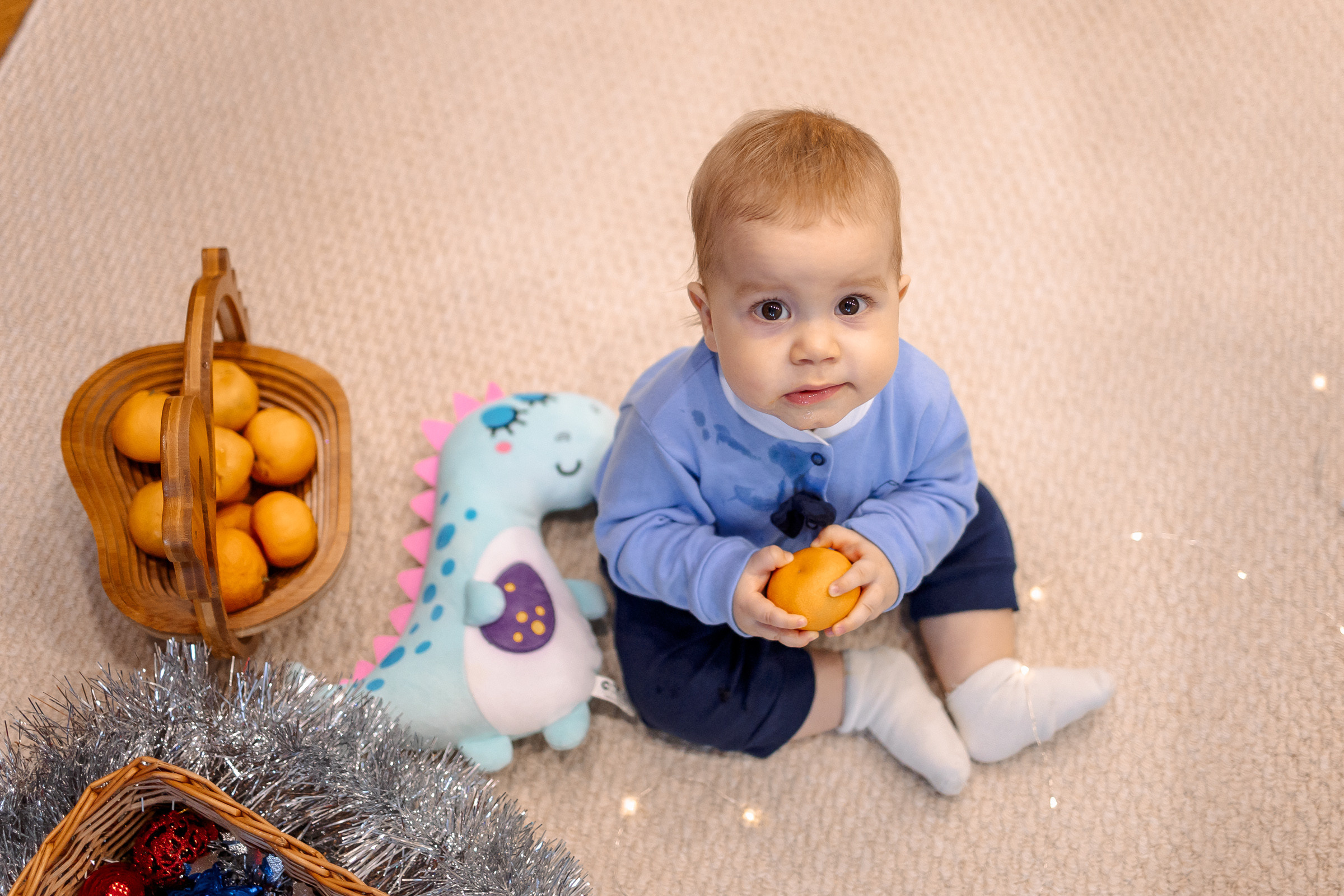 Елена с семьей Новогоднее настроение