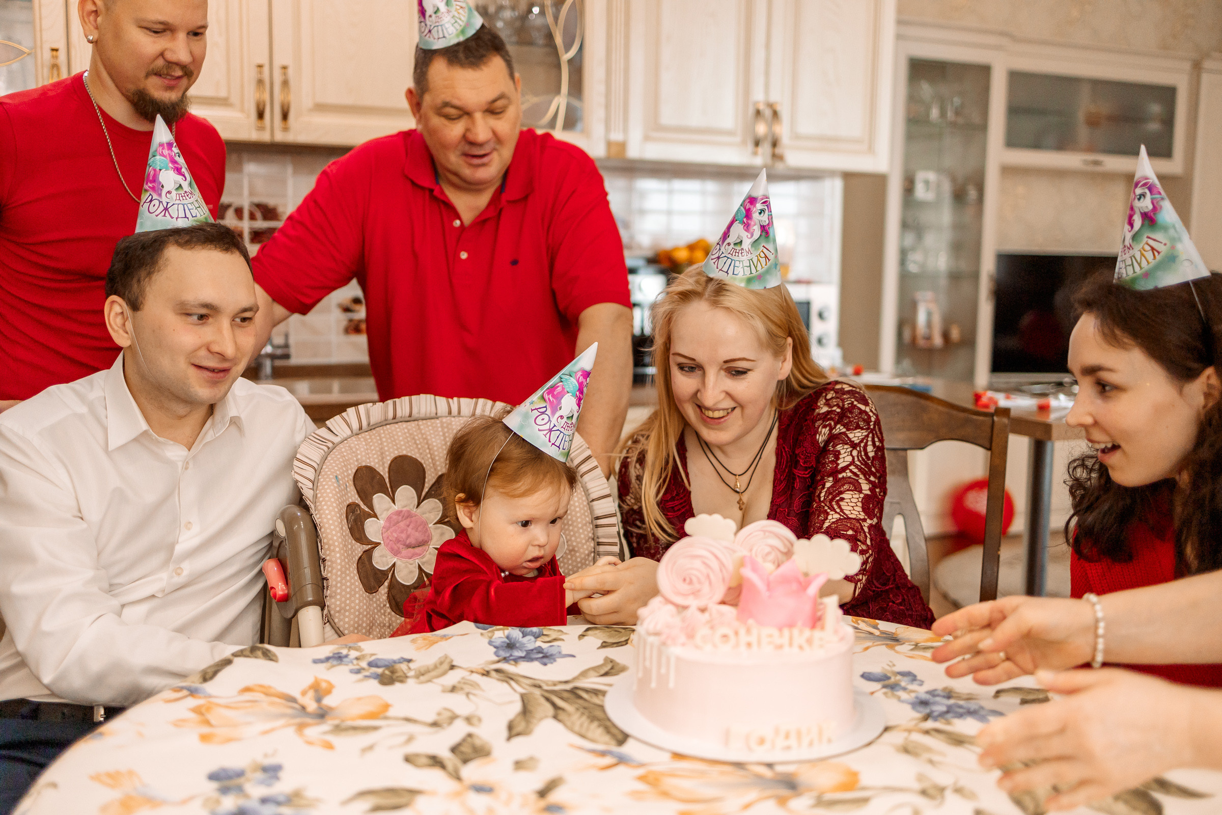 Домашний день рождения малышки. Семейный Фотограф в Москве Евгения Симоненко