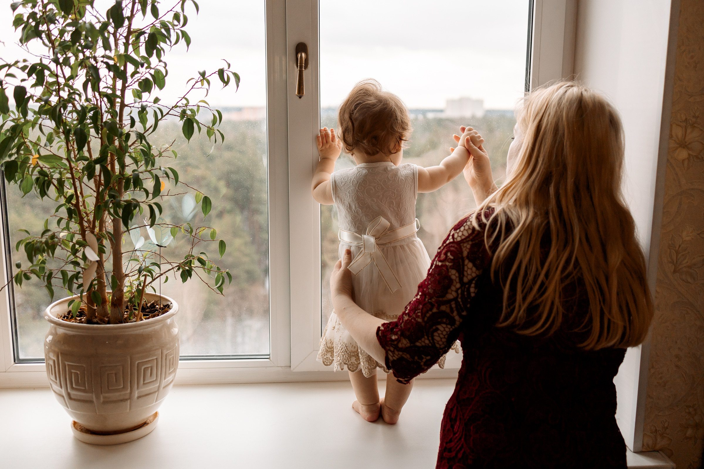 Домашний день рождения малышки. Семейный Фотограф в Москве Евгения Симоненко