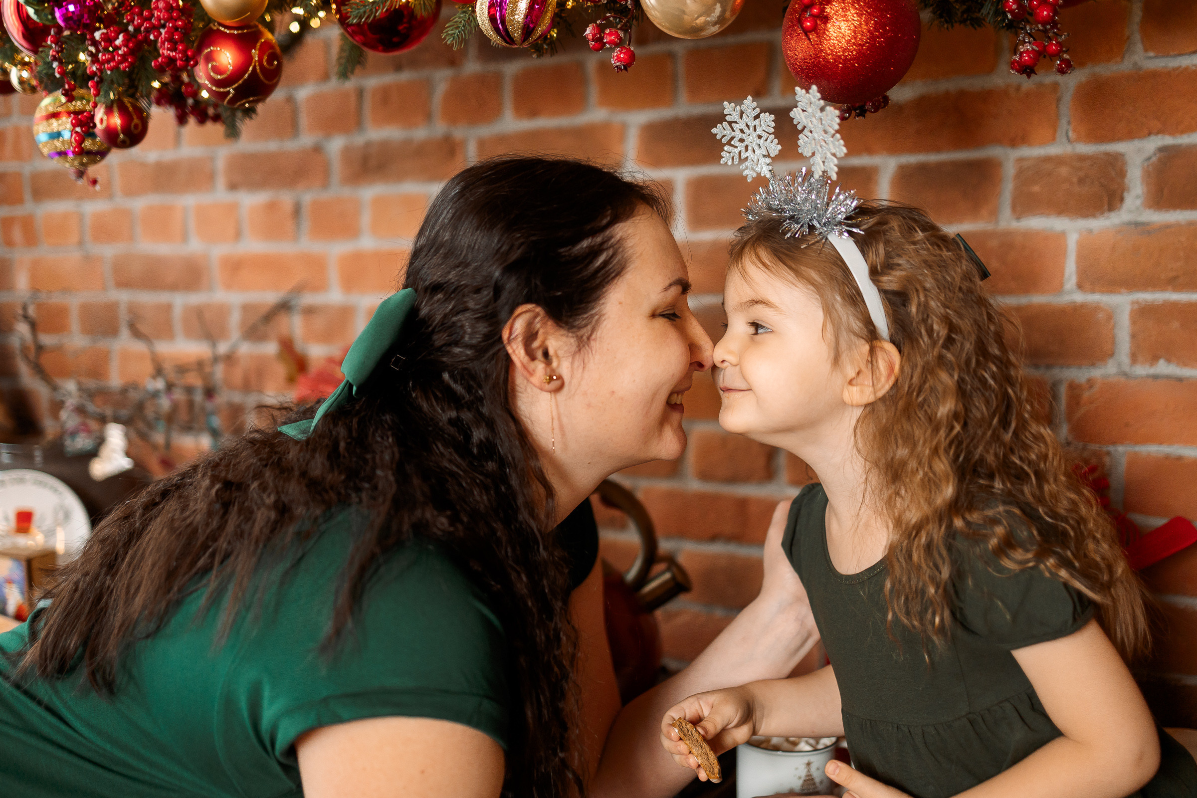 Настя и Алиса Новогоднее настроение. Семейный Фотограф в Москве Евгения Симоненко