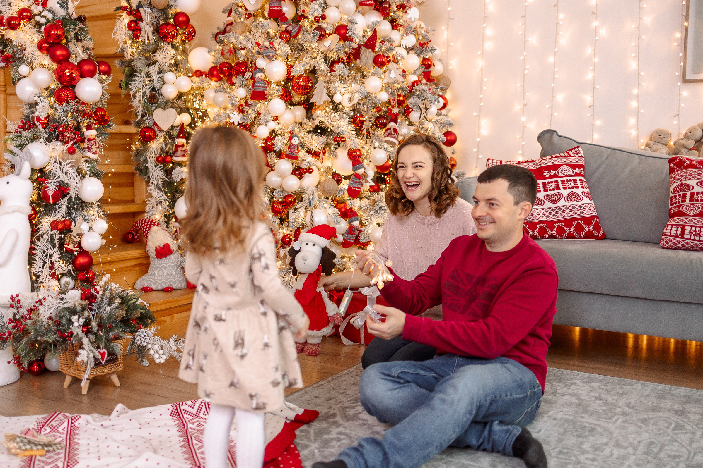 Ирина Павел Вика Новогоднее настроение. Семейный Фотограф в Москве Евгения Симоненко