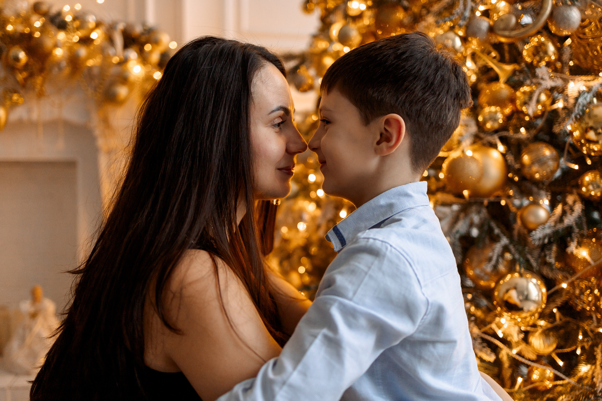 Семья Татьяна Новогодняя история. Семейный Фотограф в Москве Евгения Симоненко