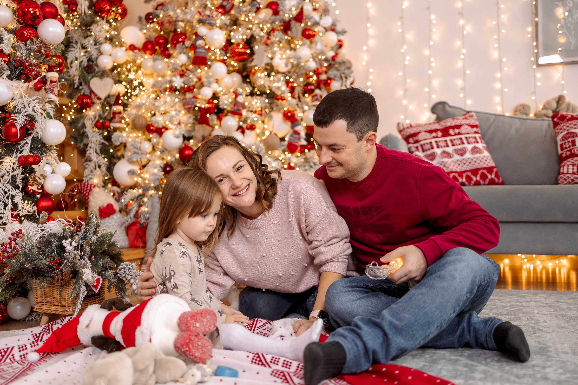 Ирина Павел Вика Новогоднее настроение. Семейный Фотограф в Москве Евгения Симоненко