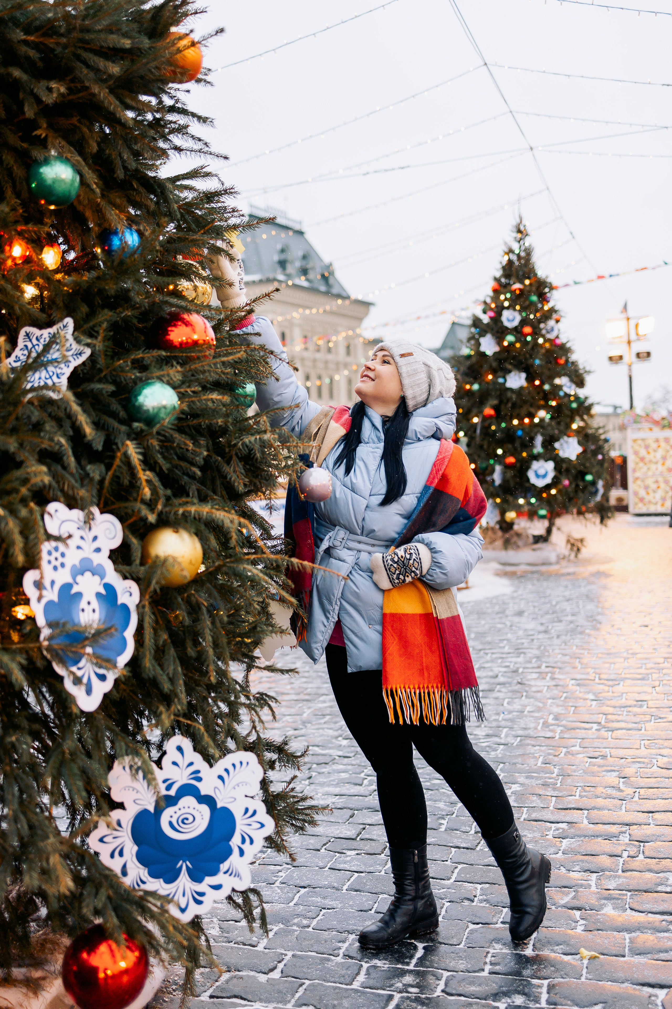 Прогулка по Новогодней ярмарке. Семейный Фотограф в Москве Евгения Симоненко