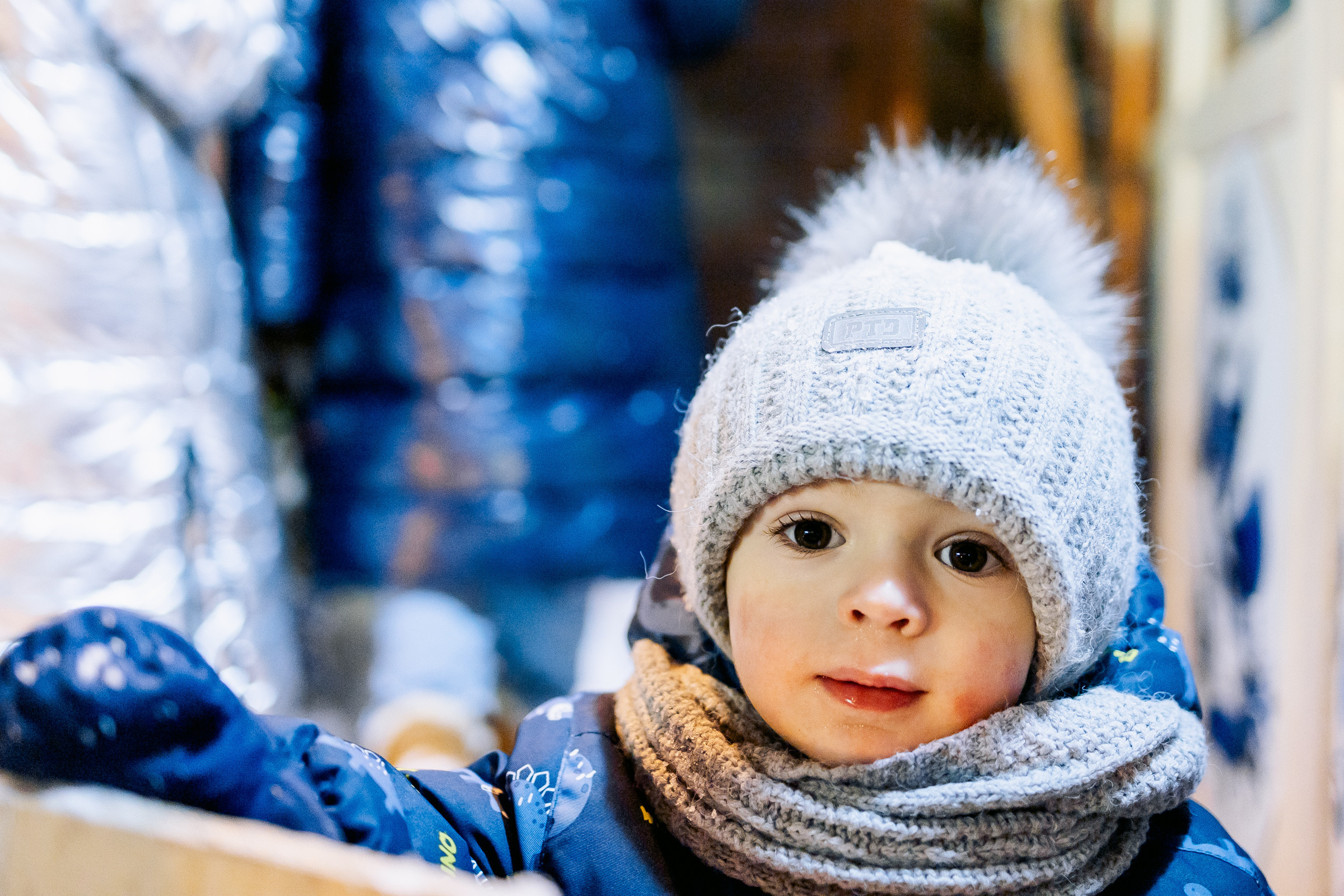 Семейная прогулка на Новогодней Ярмарке. Семейный Фотограф в Москве Евгения Симоненко