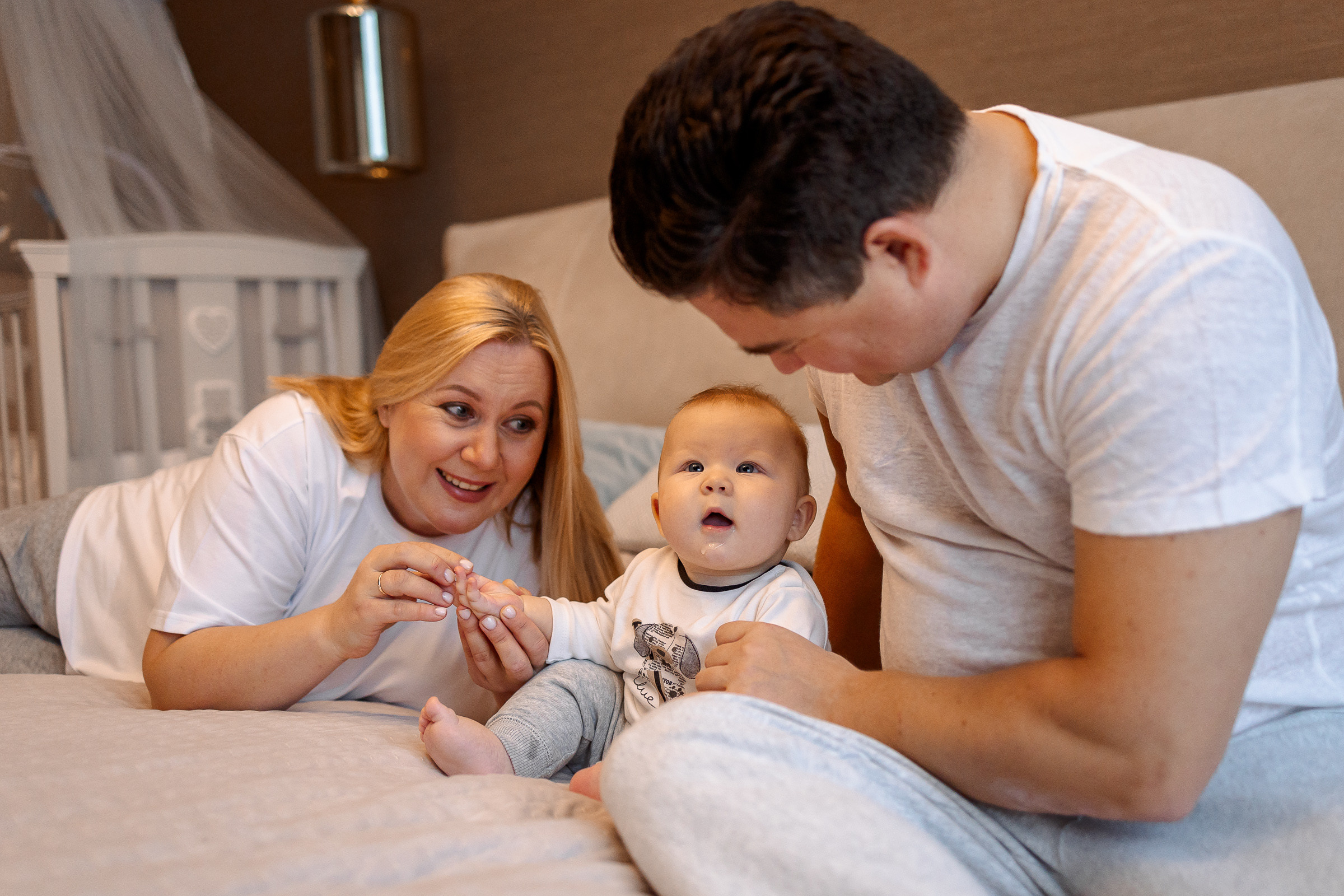 Домашняя новогодняя съемка. Семейный Фотограф в Москве Евгения Симоненко