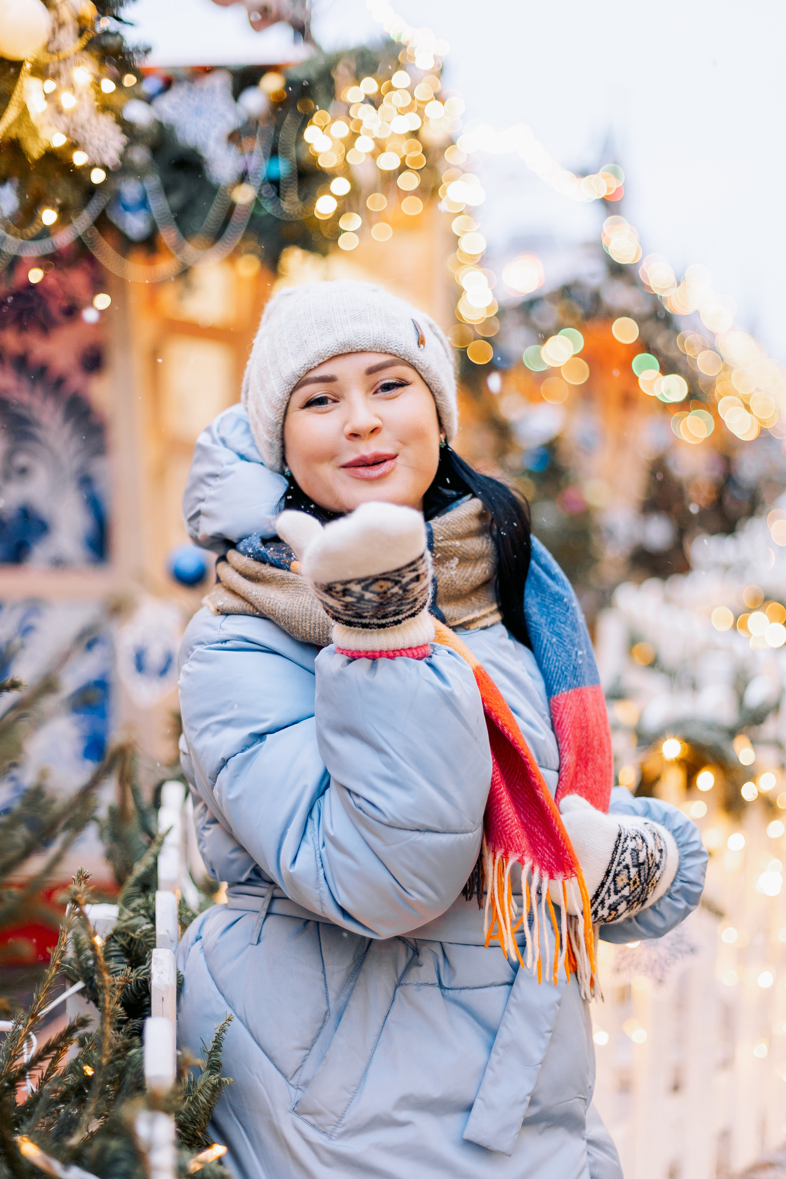 Прогулка по Новогодней ярмарке. Семейный Фотограф в Москве Евгения Симоненко