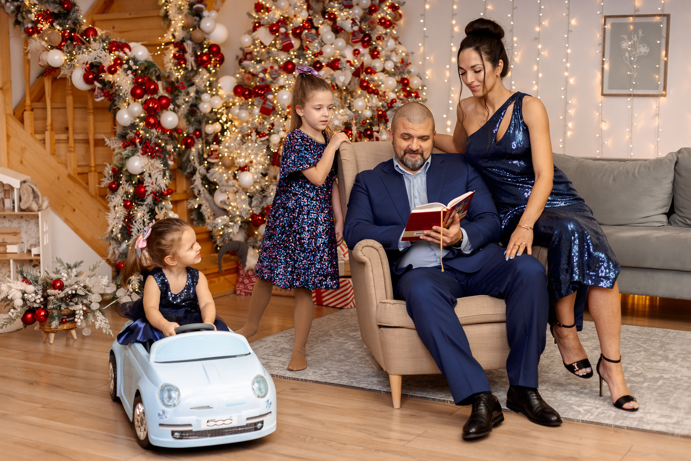 Новогодняя семейная история Риты. Семейный Фотограф в Москве Евгения Симоненко