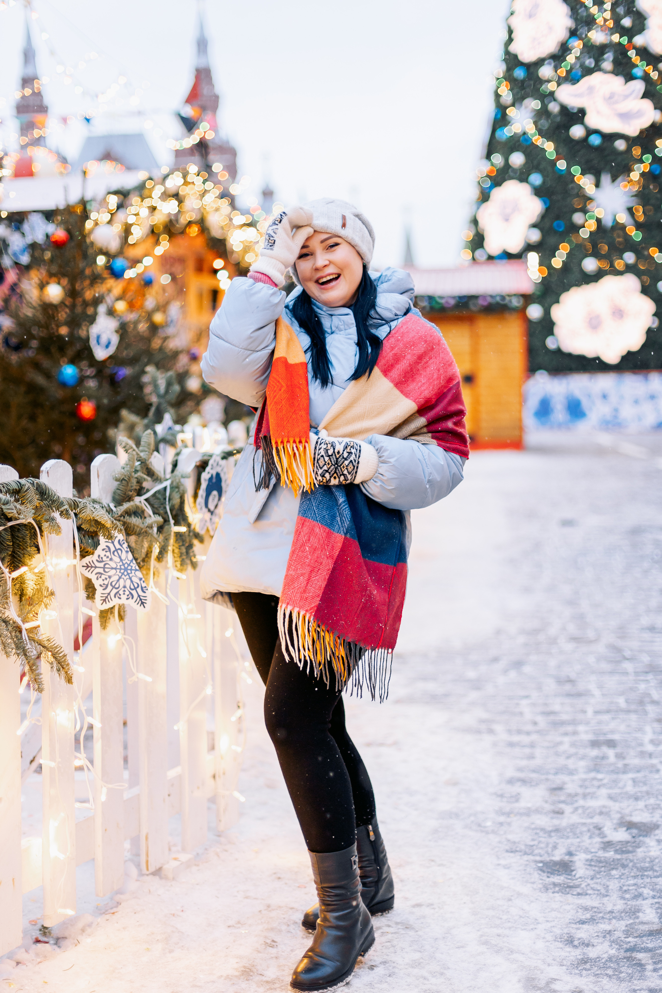 Прогулка по Новогодней ярмарке. Семейный Фотограф в Москве Евгения Симоненко