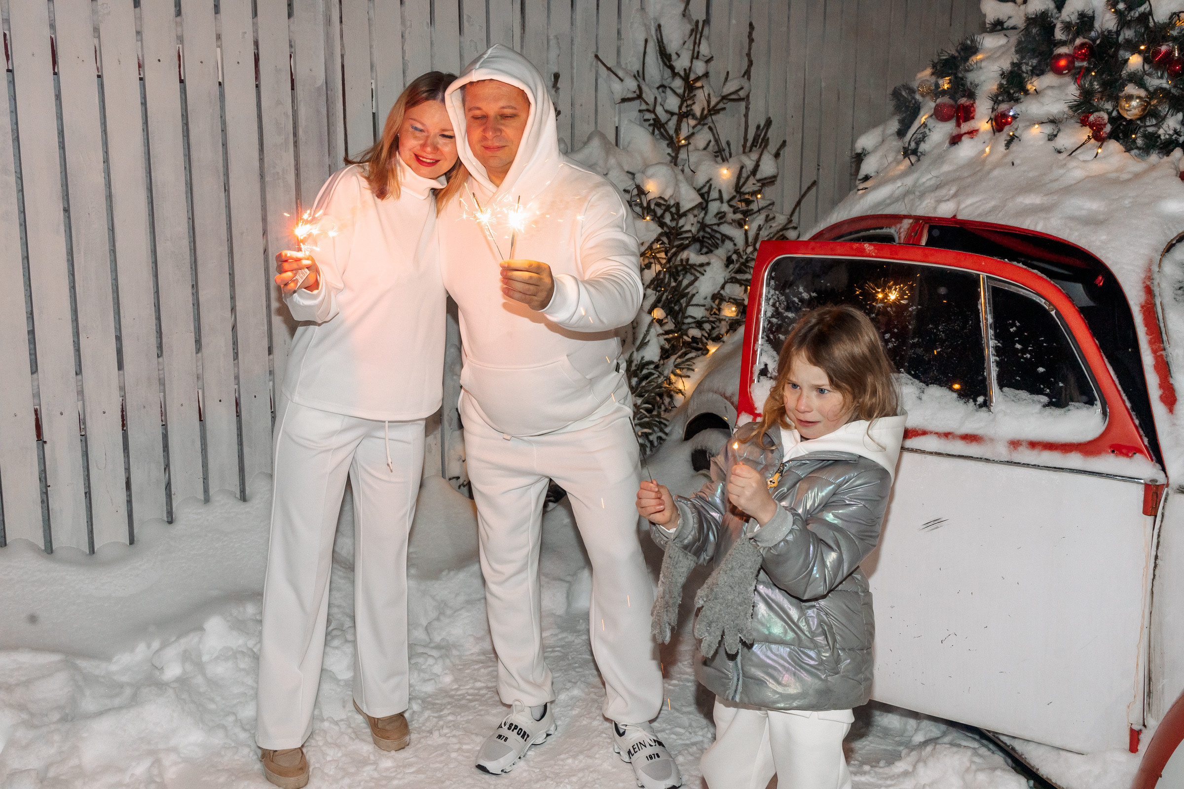 Новогодняя история большой семьи. Семейный Фотограф в Москве Евгения Симоненко