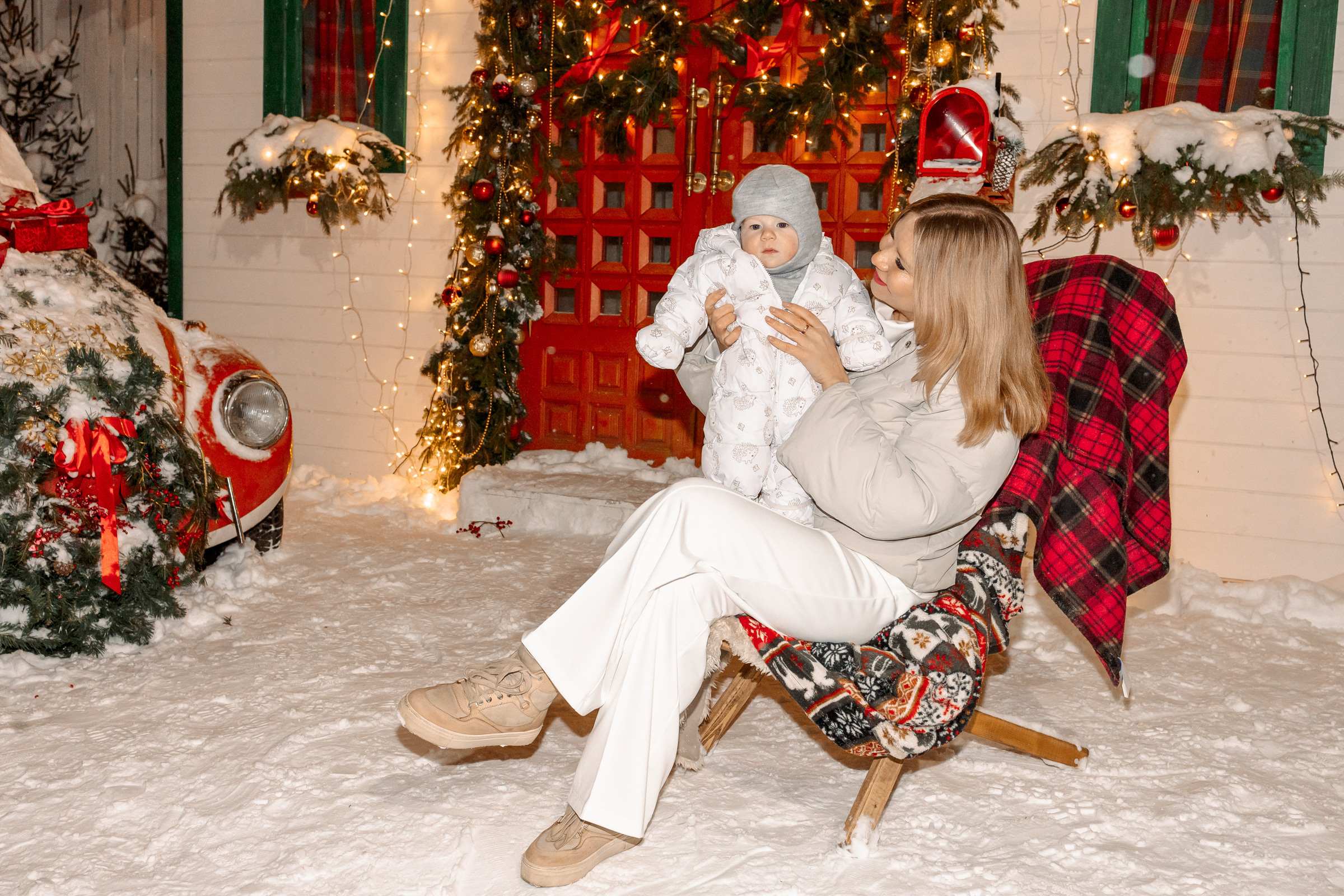 Новогодняя история большой семьи. Семейный Фотограф в Москве Евгения Симоненко