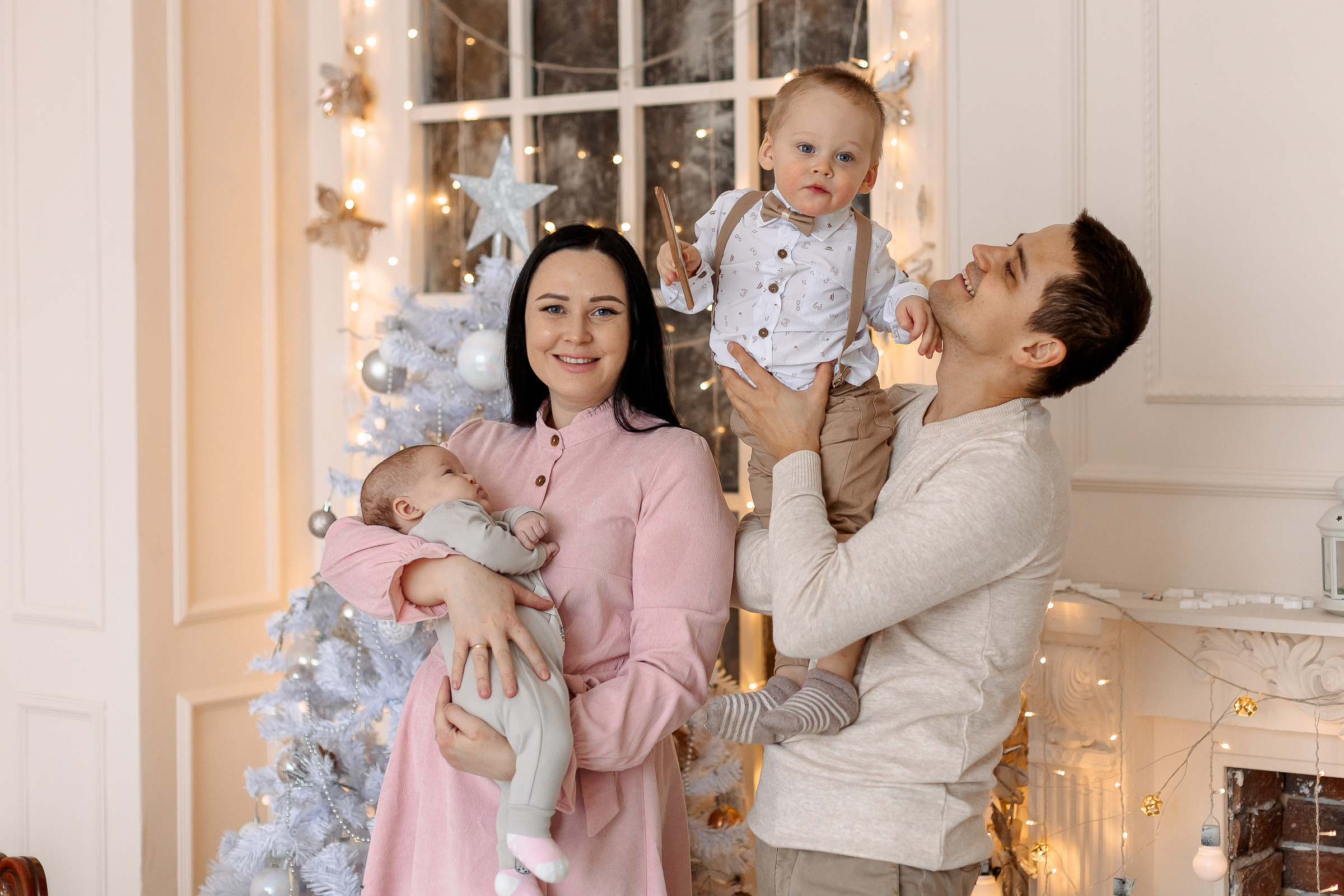 Фотосессия семьи в студии. Семейный Фотограф в Москве Евгения Симоненко