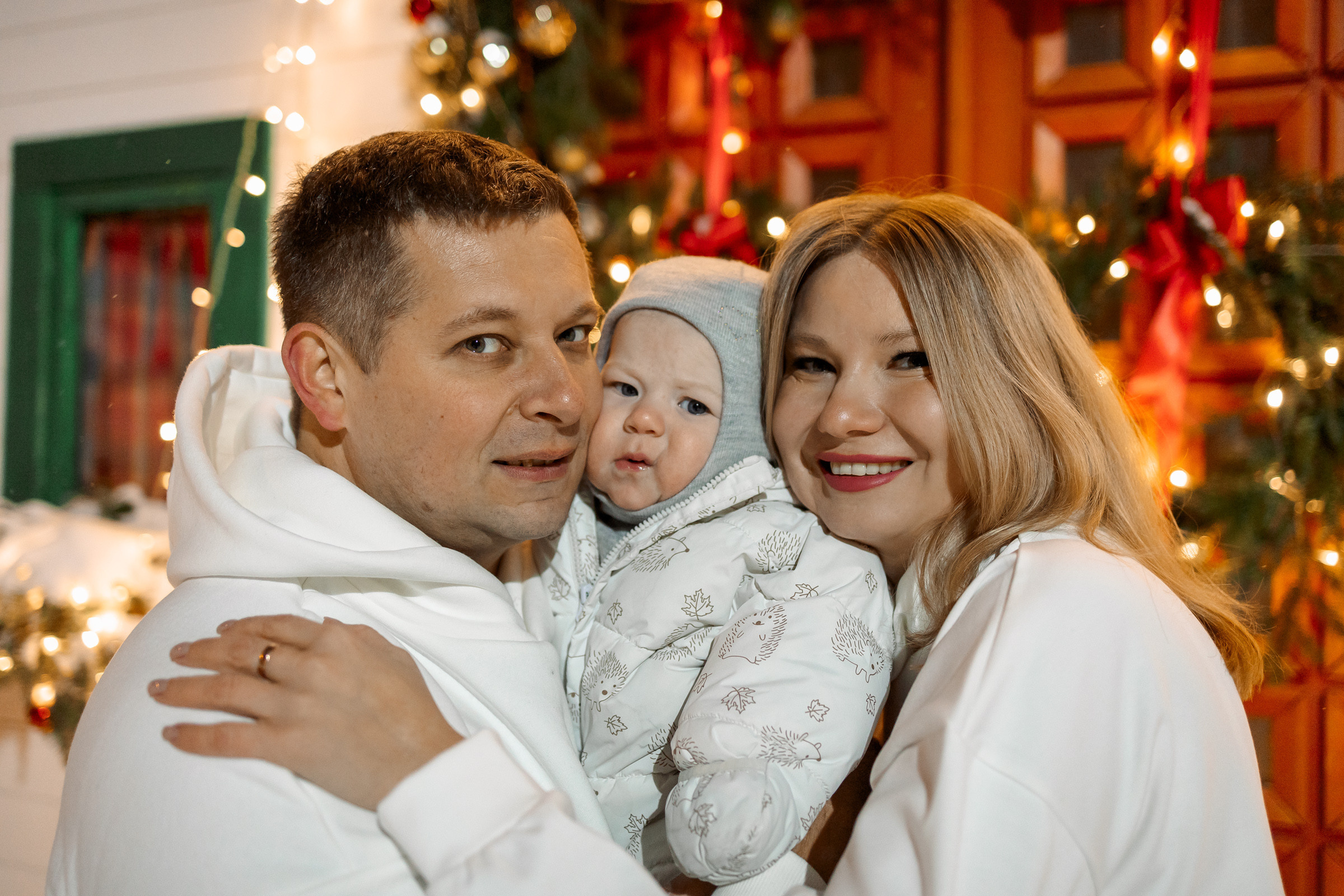 Новогодняя история большой семьи. Семейный Фотограф в Москве Евгения Симоненко