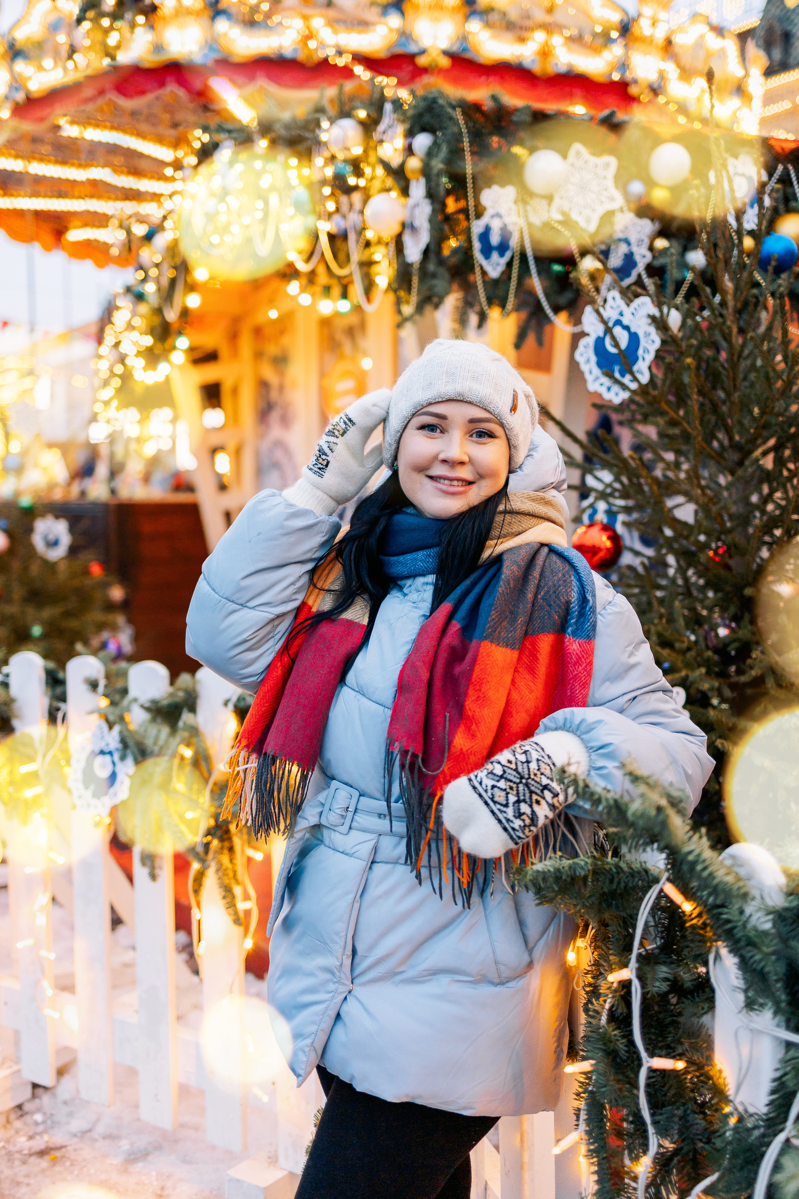 Прогулка по Новогодней ярмарке. Семейный Фотограф в Москве Евгения Симоненко