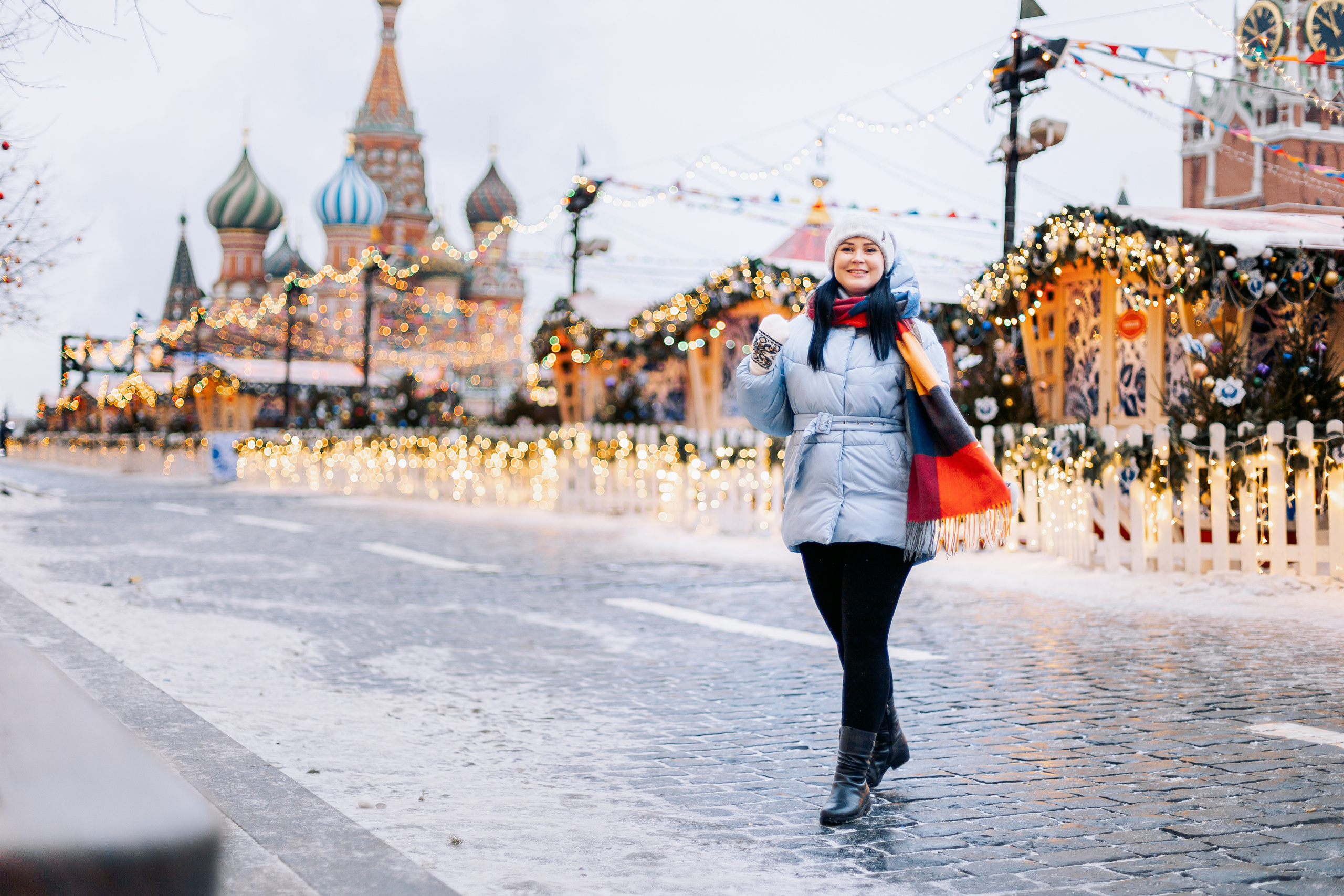 Прогулка по Новогодней ярмарке. Семейный Фотограф в Москве Евгения Симоненко