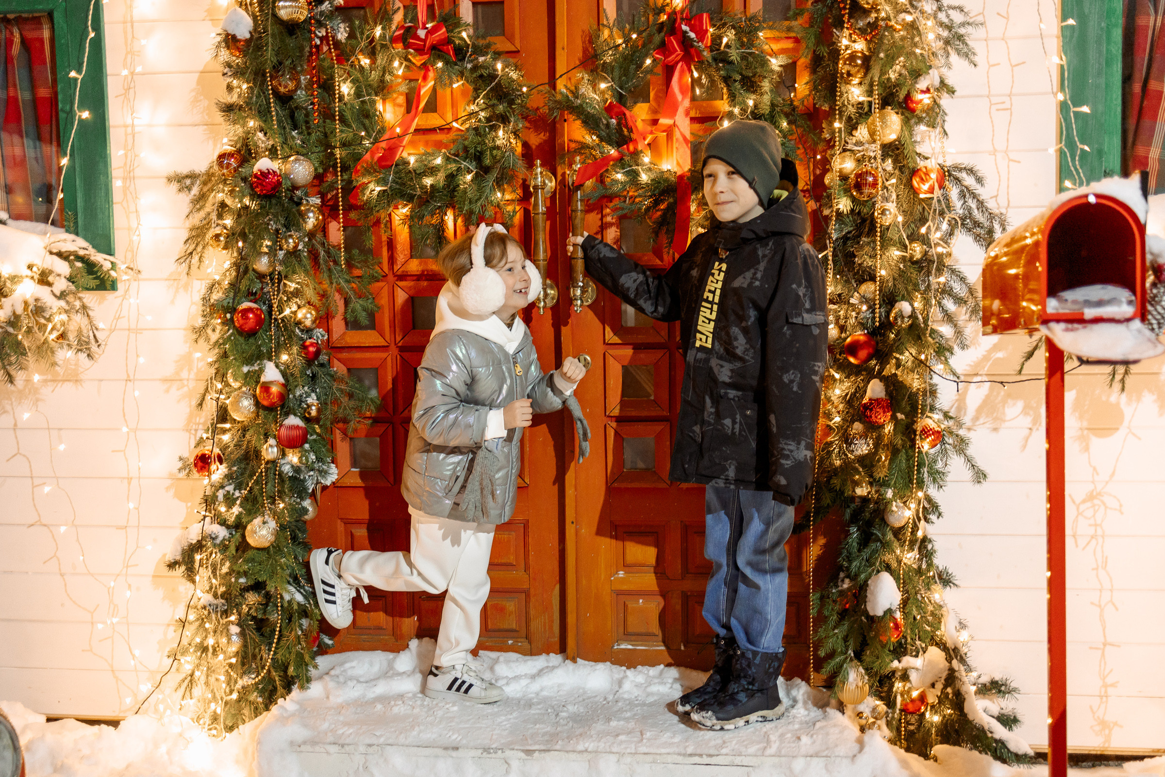 Новогодняя история большой семьи. Семейный Фотограф в Москве Евгения Симоненко