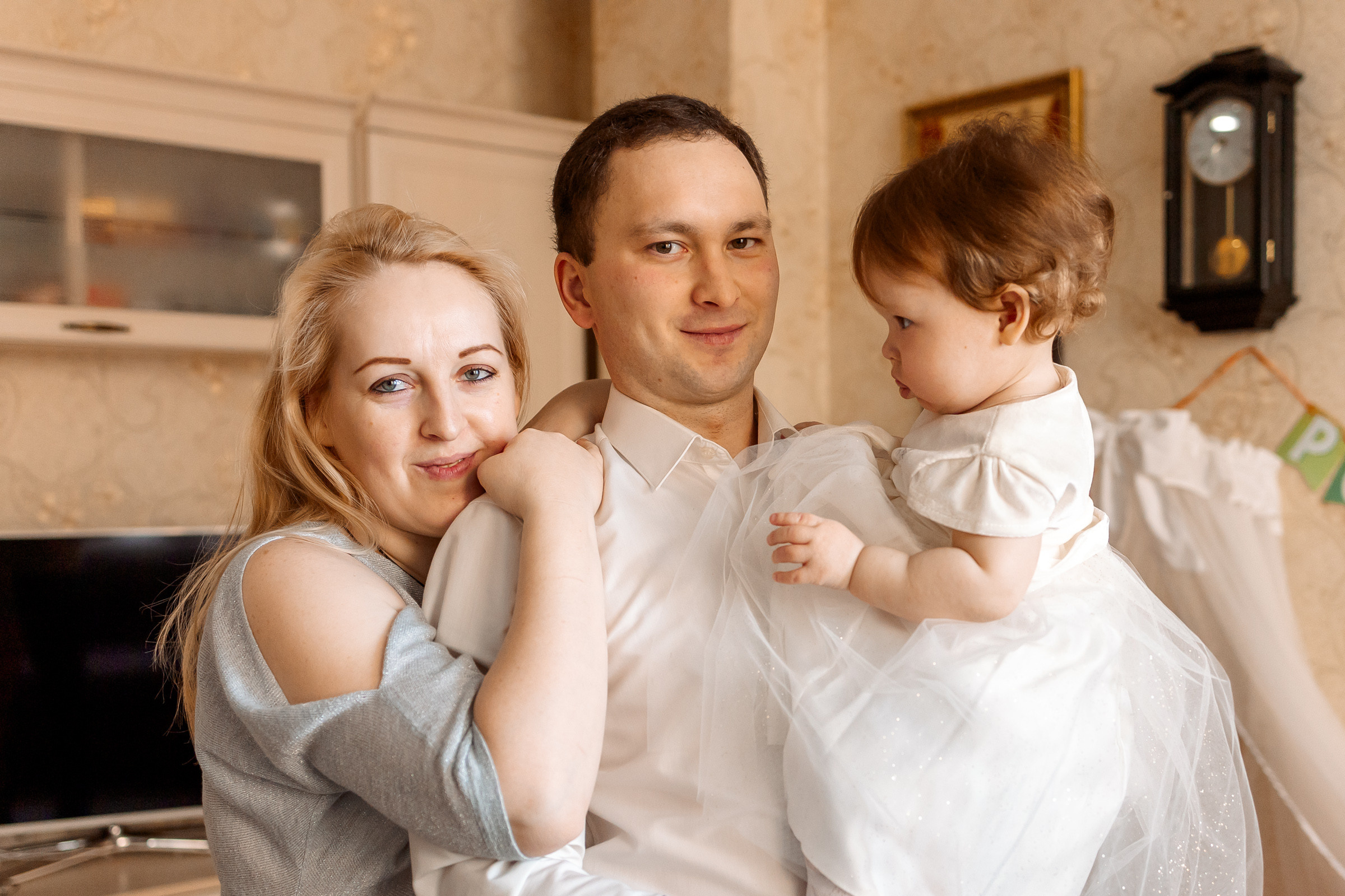 Домашний день рождения малышки. Семейный Фотограф в Москве Евгения Симоненко