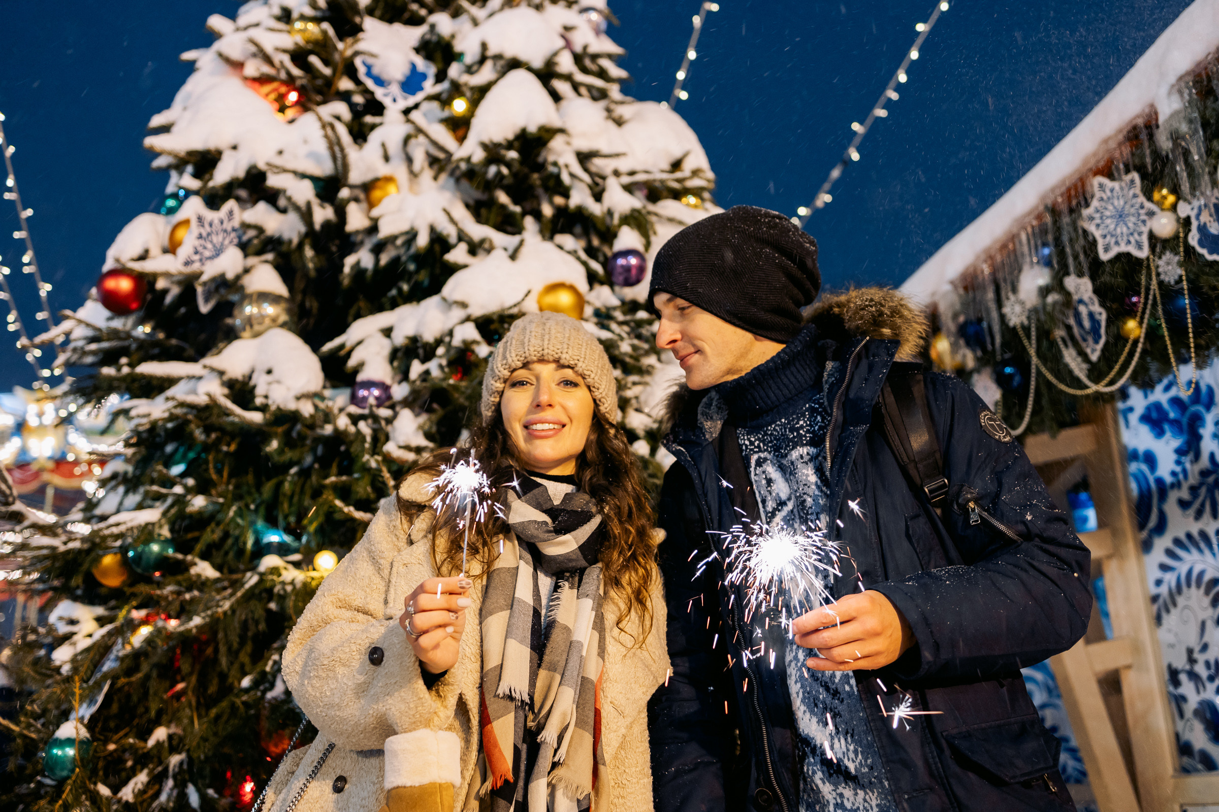 Зимняя фотосессия у Гума. Семейный Фотограф в Москве Евгения Симоненко