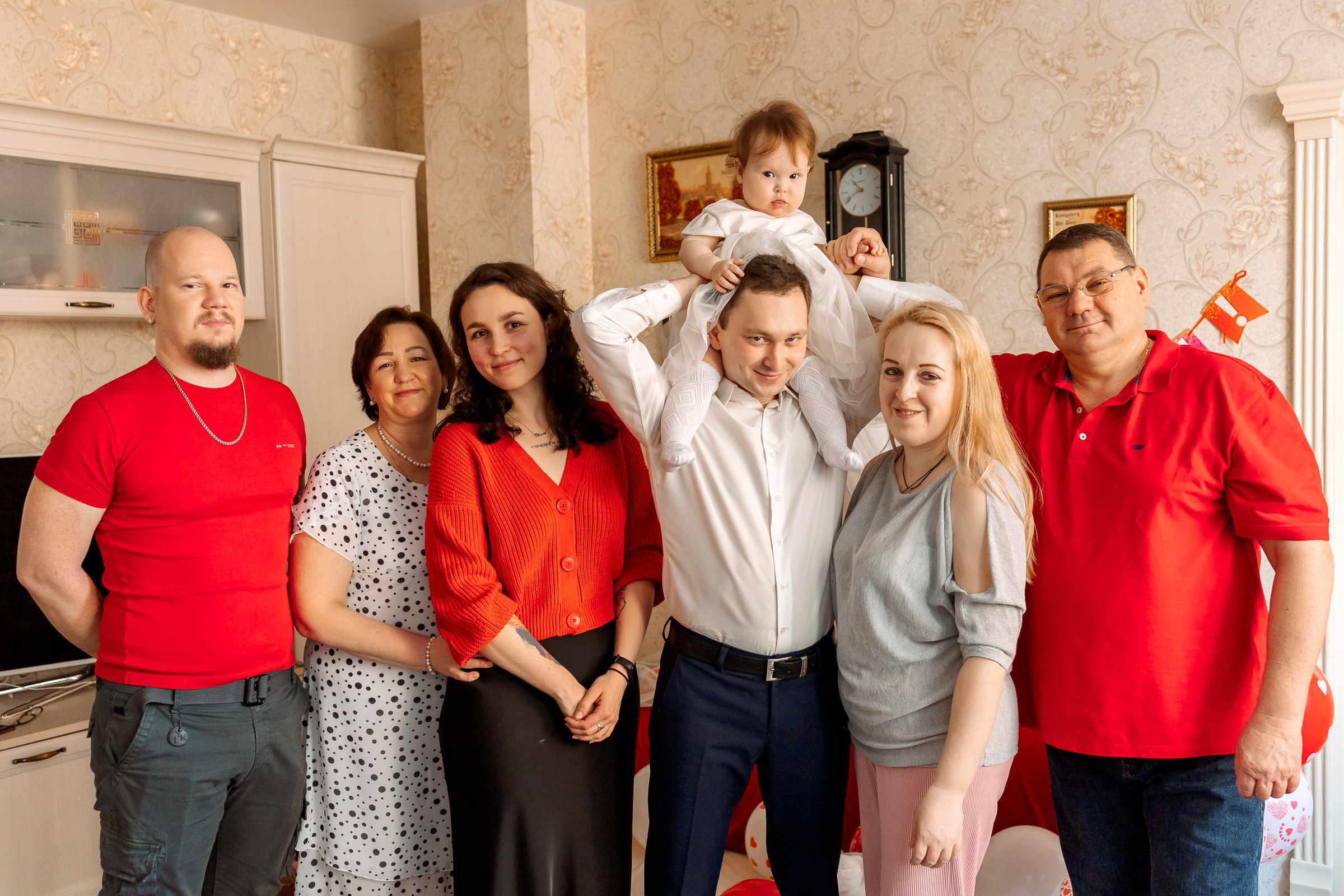 Домашний день рождения малышки. Семейный Фотограф в Москве Евгения Симоненко